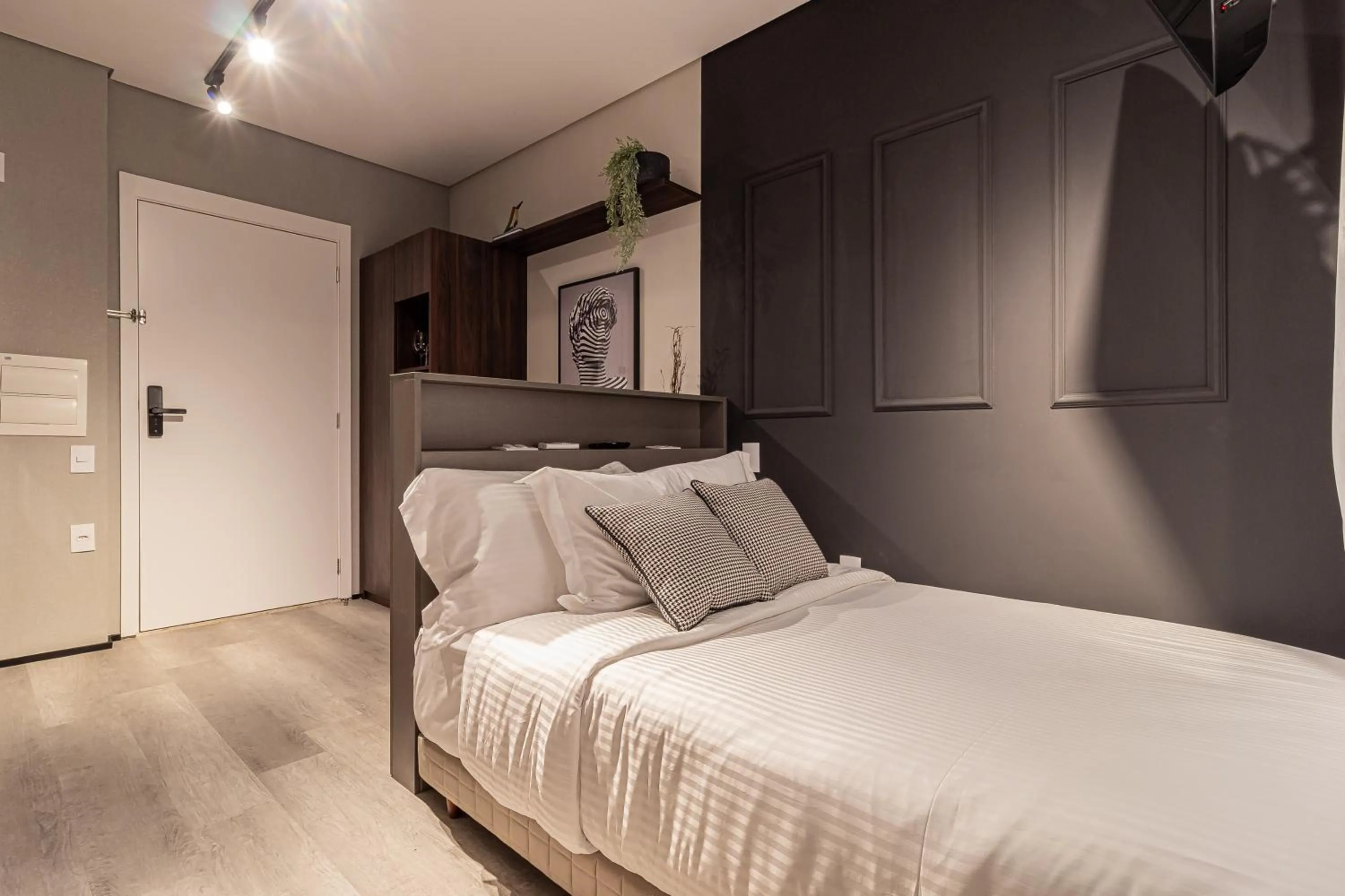 Bed in Iconyc Charlie Ibirapuera Hotel