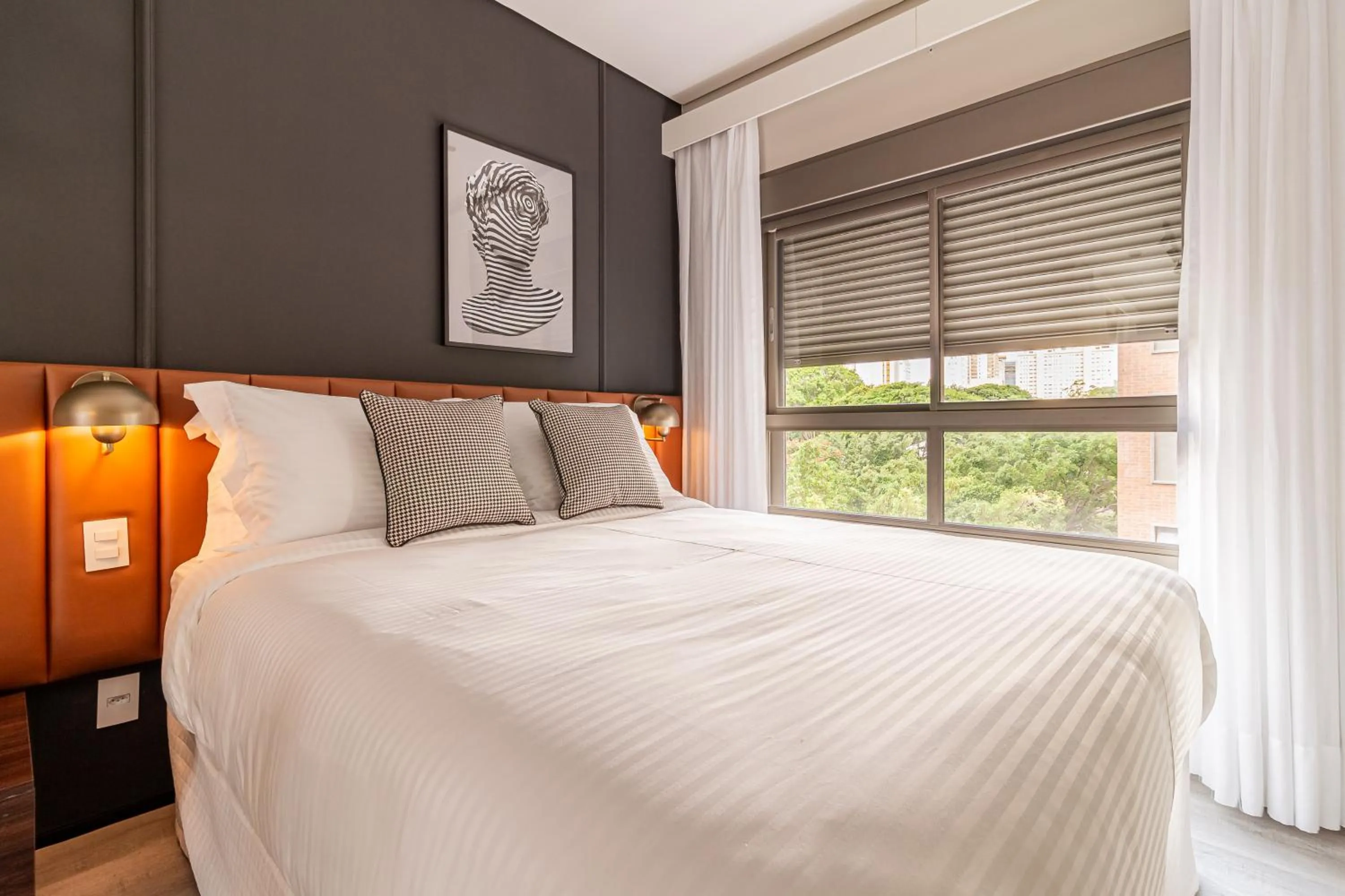 Bed in Iconyc Charlie Ibirapuera Hotel