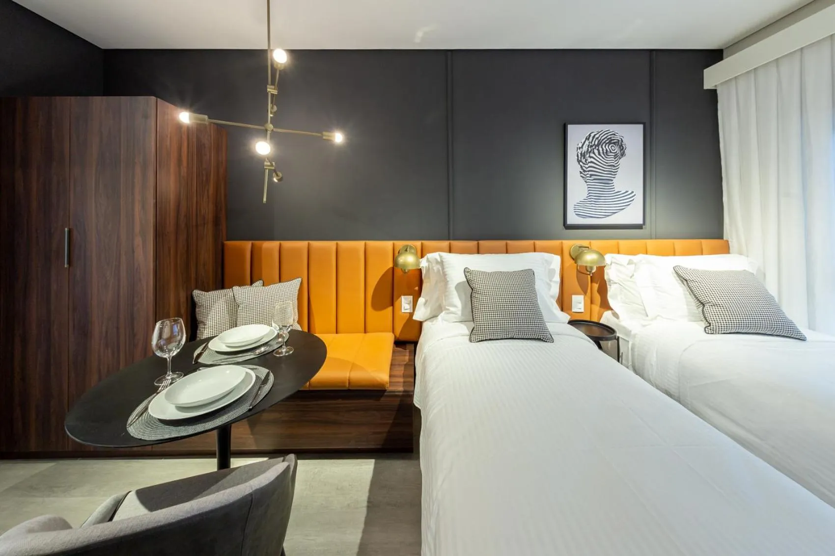 Bed in Iconyc Charlie Ibirapuera Hotel