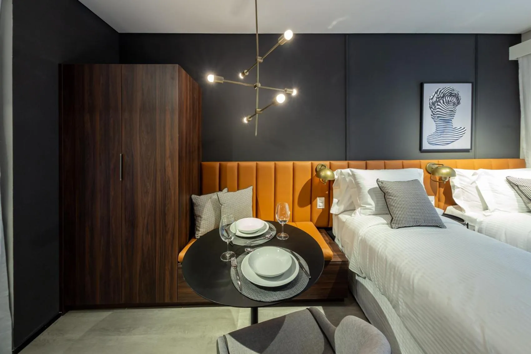 Bed in Iconyc Charlie Ibirapuera Hotel