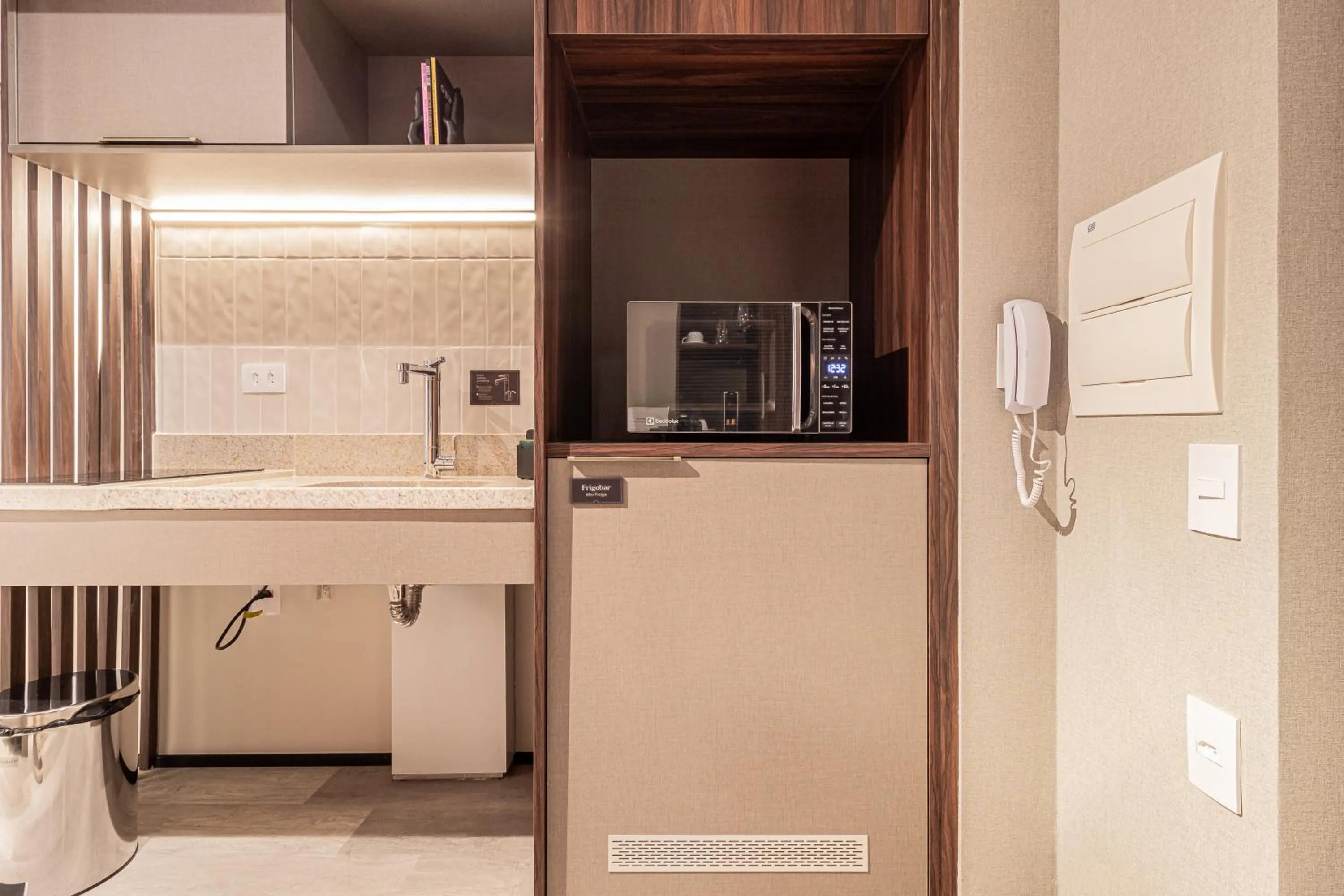 Kitchen or kitchenette in Iconyc Charlie Ibirapuera Hotel