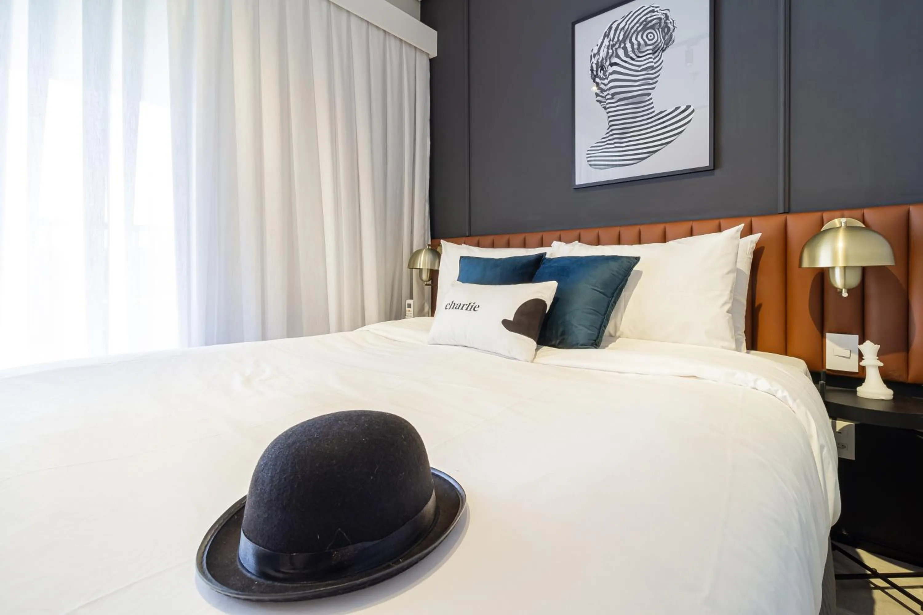 Bed in Iconyc Charlie Ibirapuera Hotel