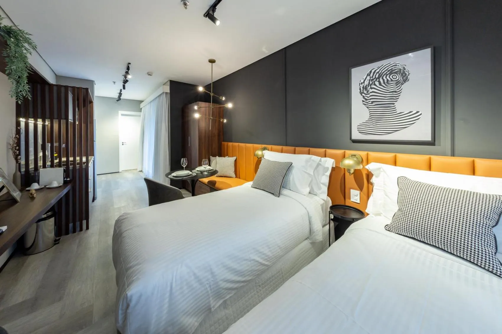 Bed in Iconyc Charlie Ibirapuera Hotel