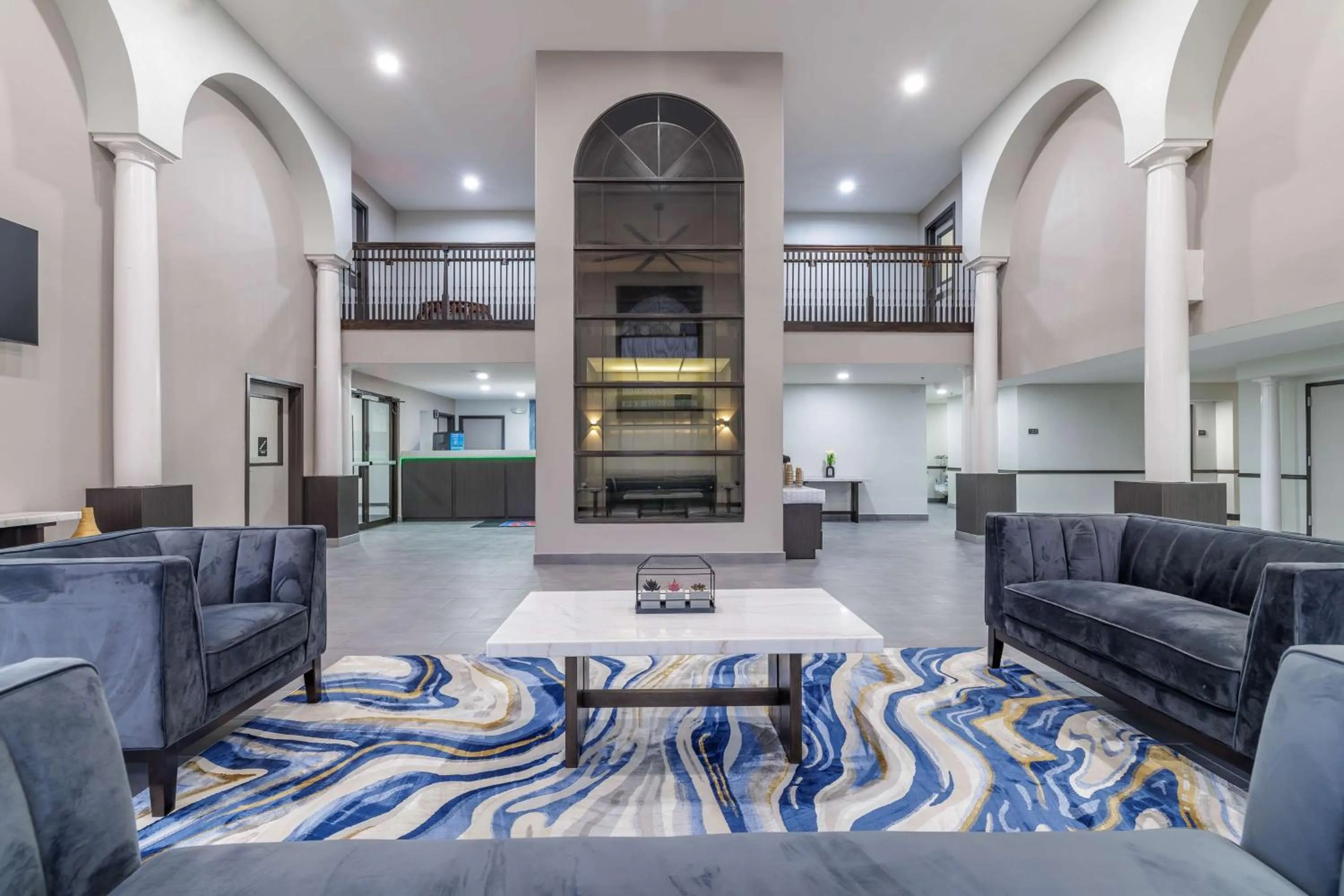 Lobby or reception in Studio 6 Suites Brenham, TX