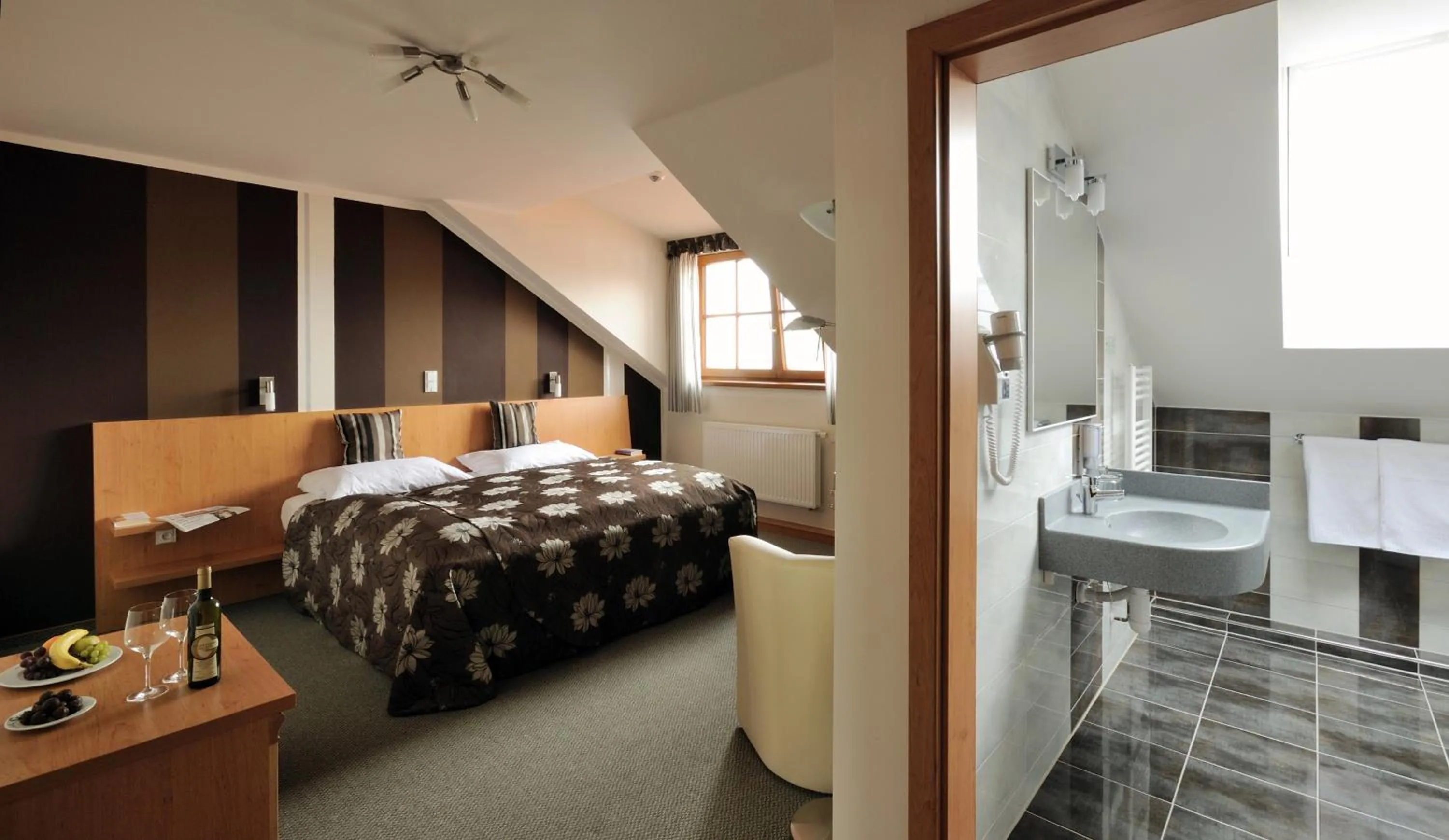 Bed in Hotel Galant Mikulov