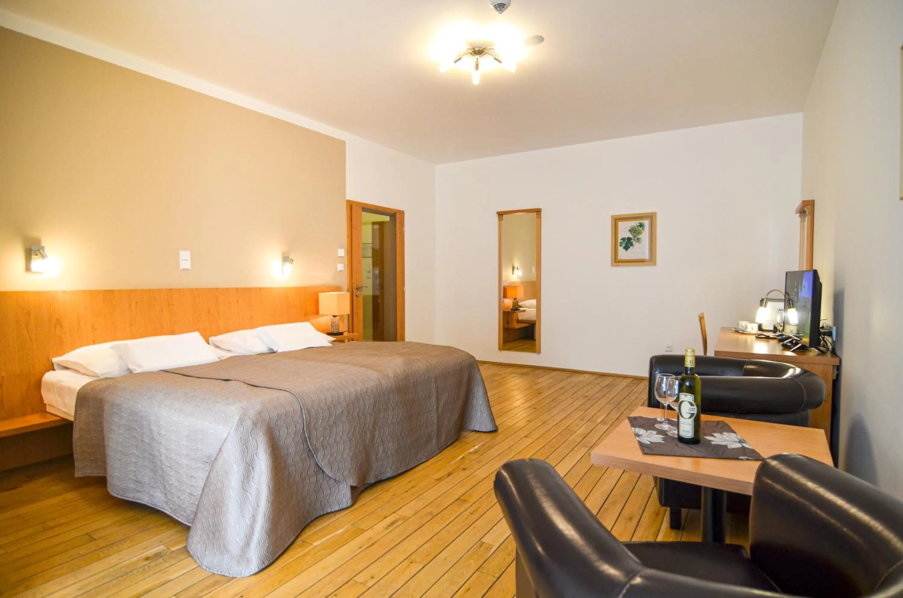 Bed in Hotel Galant Mikulov