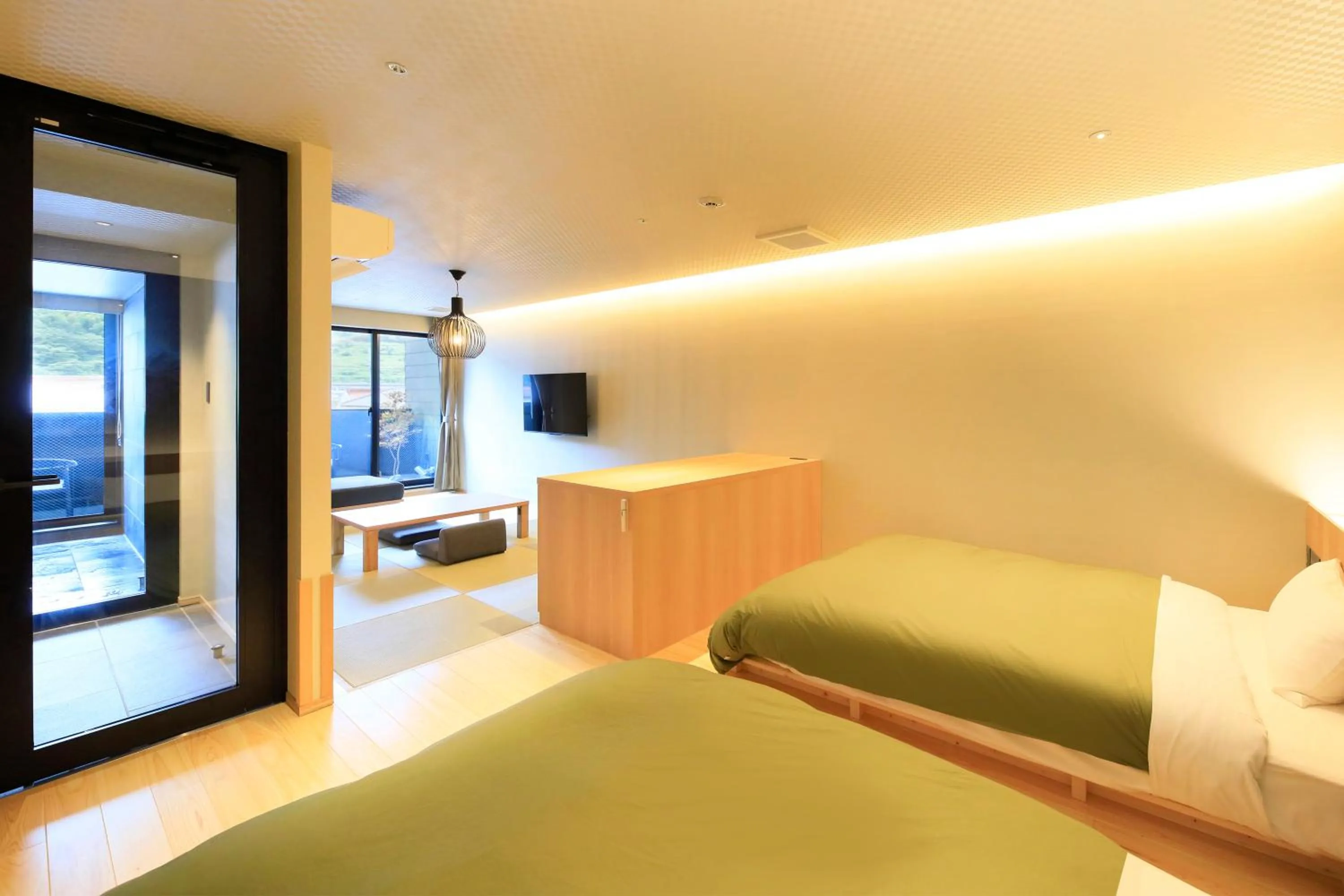 Photo of the whole room, Bed in Yutorelo Tsuwano