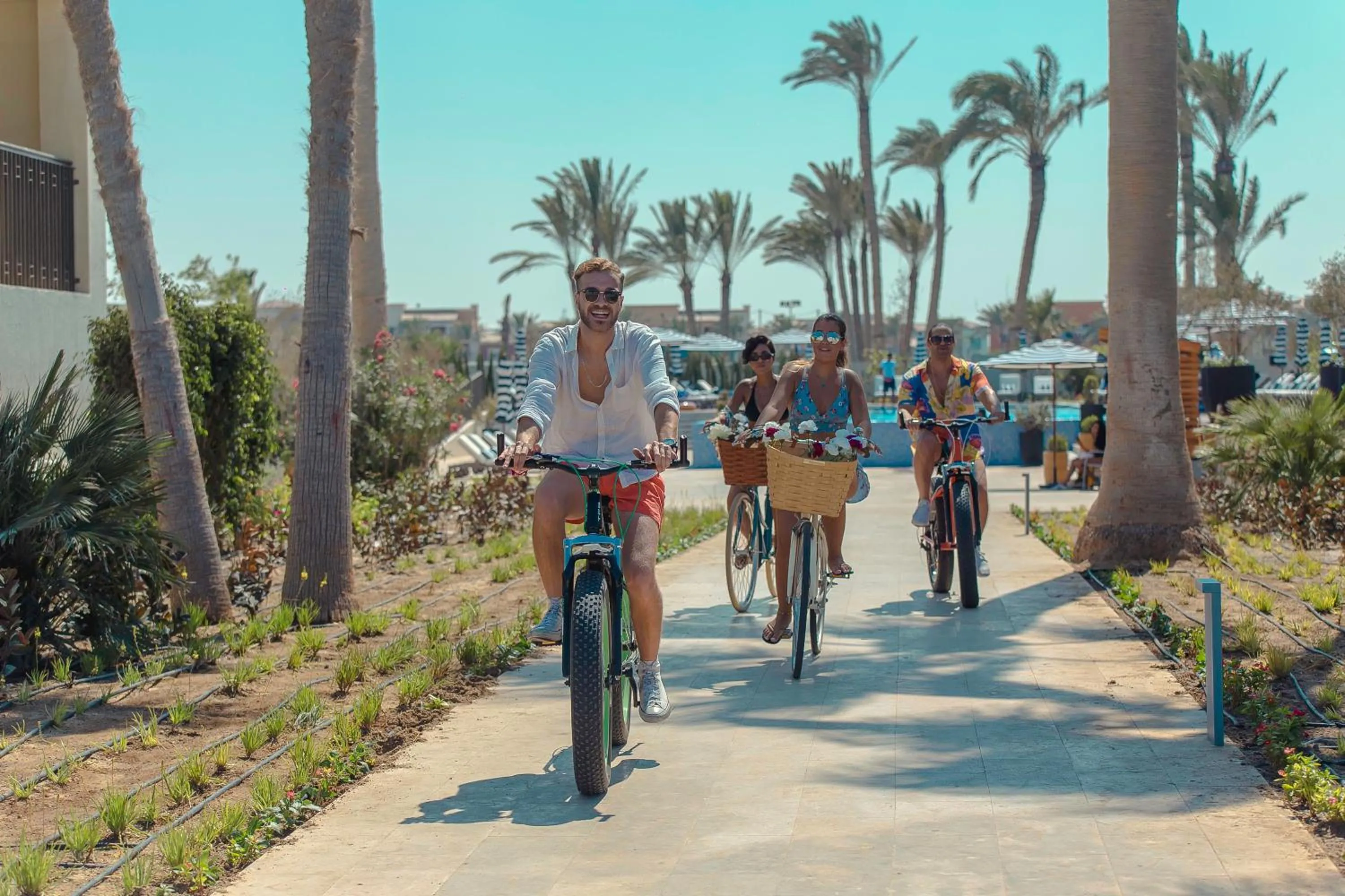 Cycling in Al Alamein Hotel