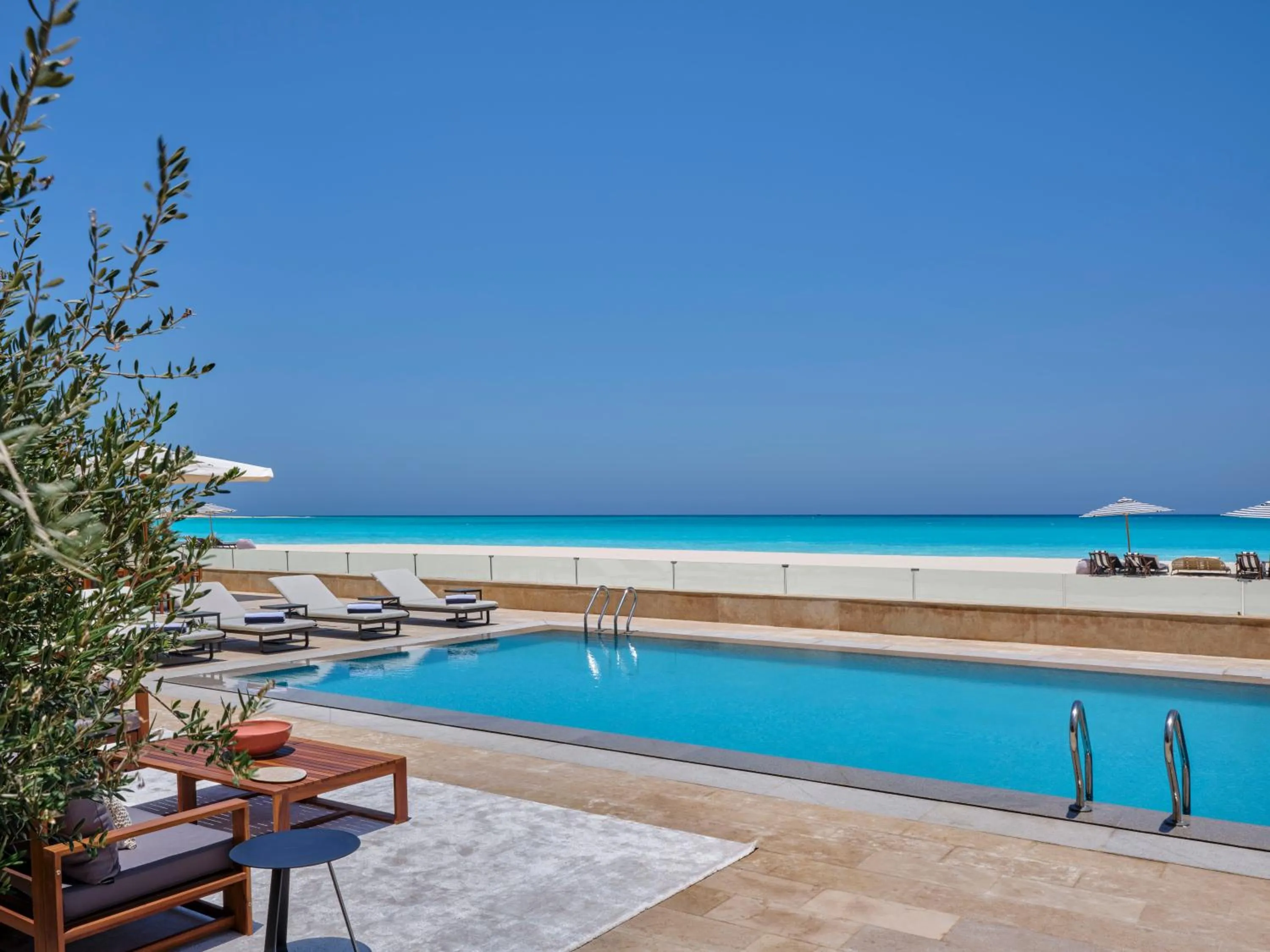 Pool view in Al Alamein Hotel