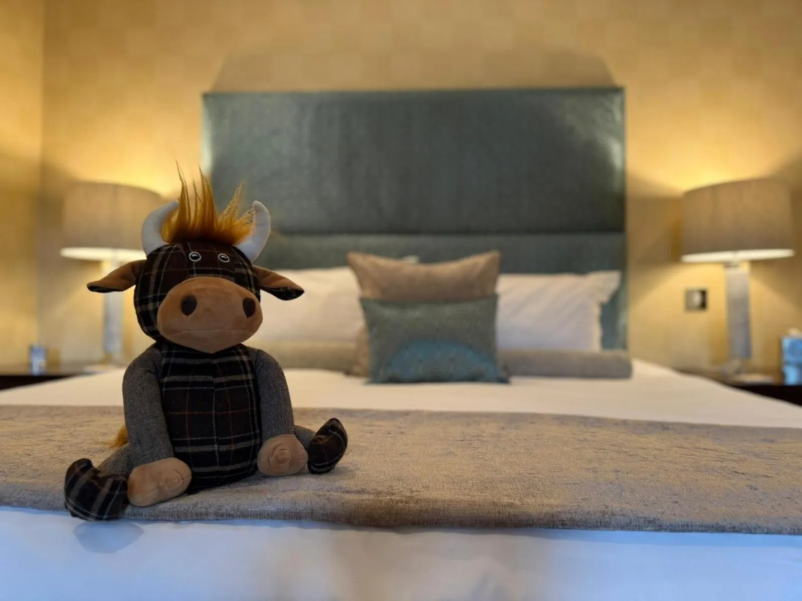 Bed in The Airds Hotel and Restaurant