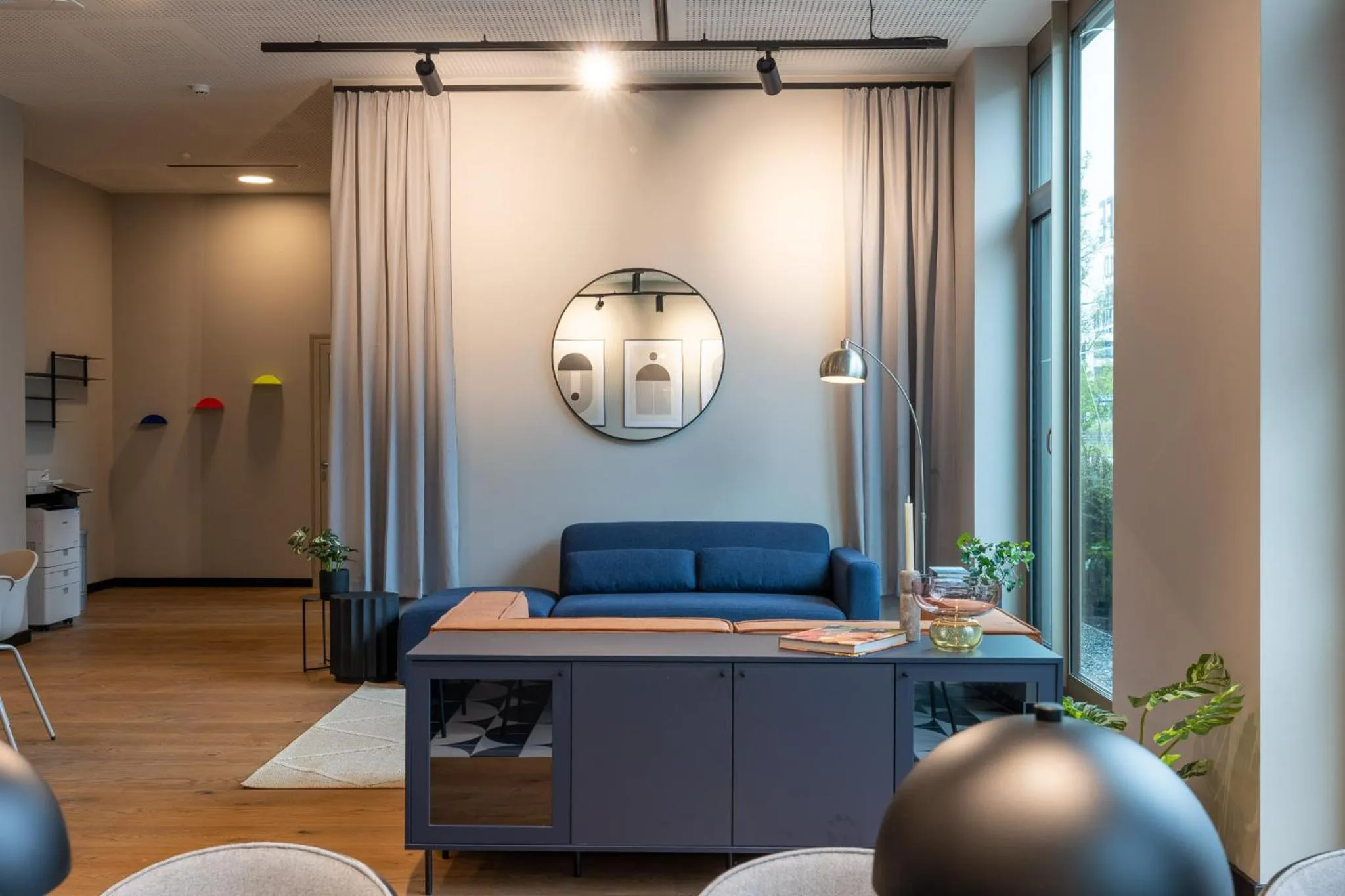 Seating area in The Base Munich