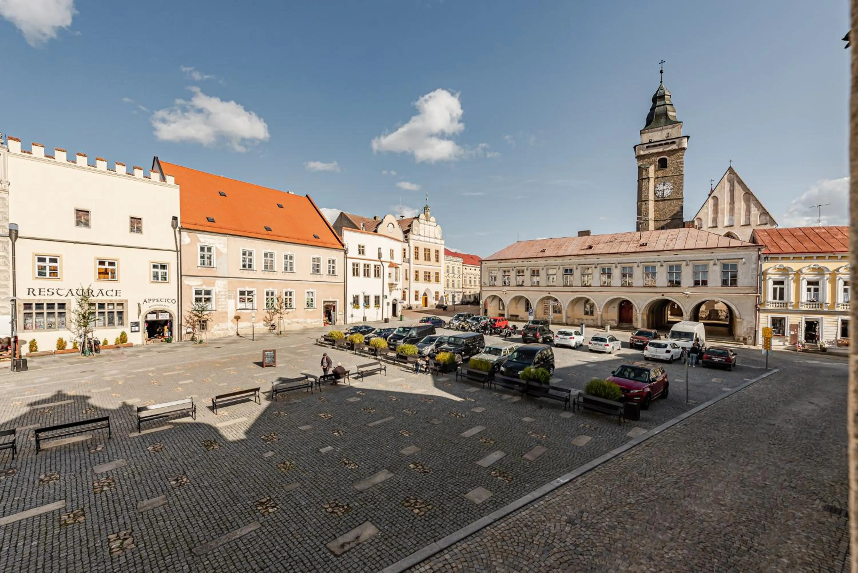 City view in Hotel Pivoňka