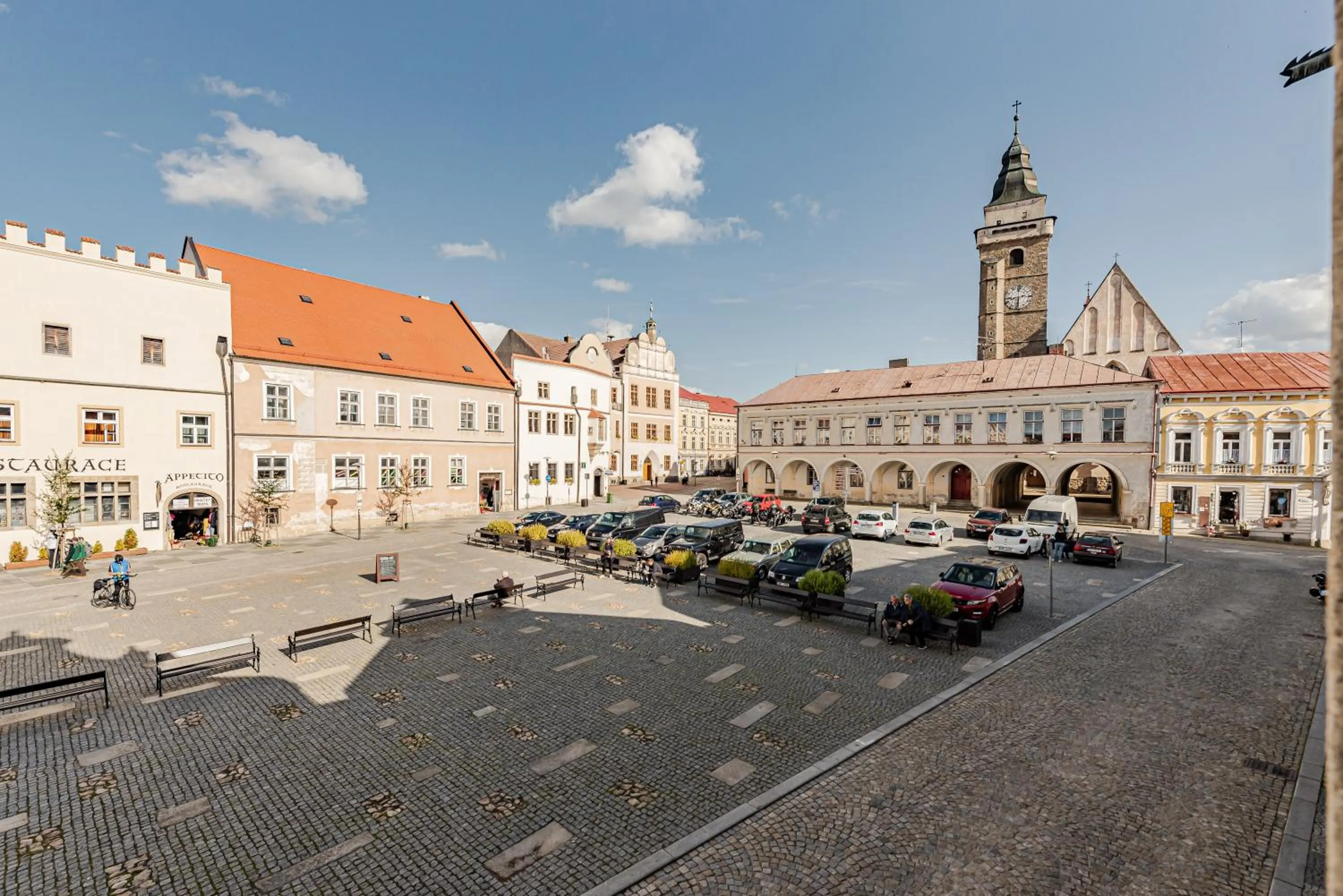 City view in Hotel Pivoňka