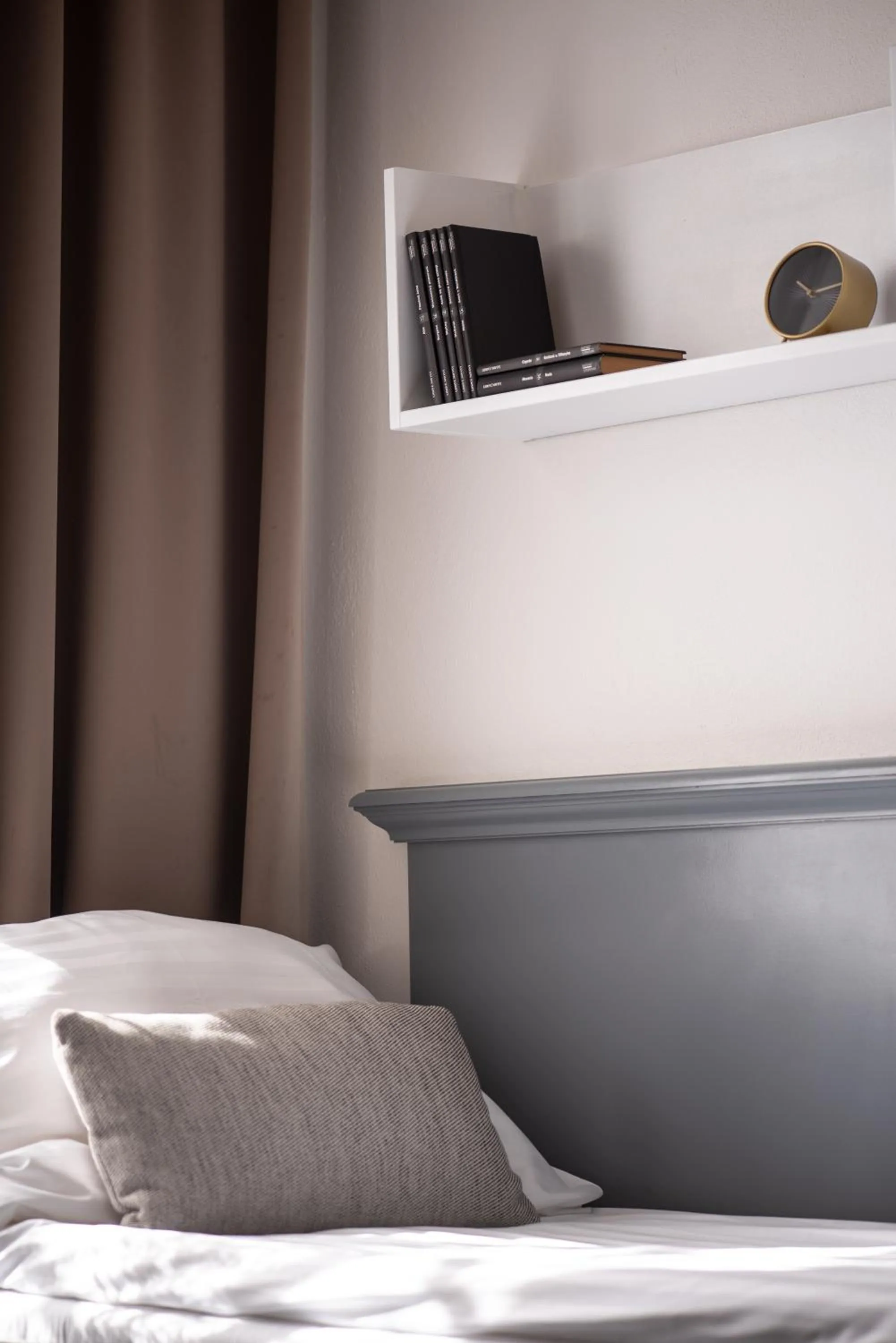 Decorative detail, Bed in Hotel Pivoňka