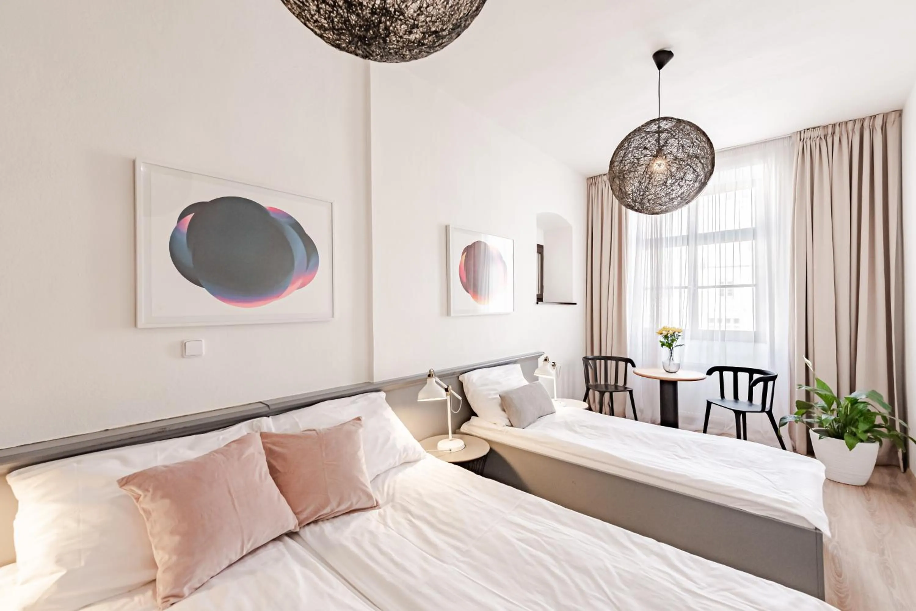 Bed in Hotel Pivoňka