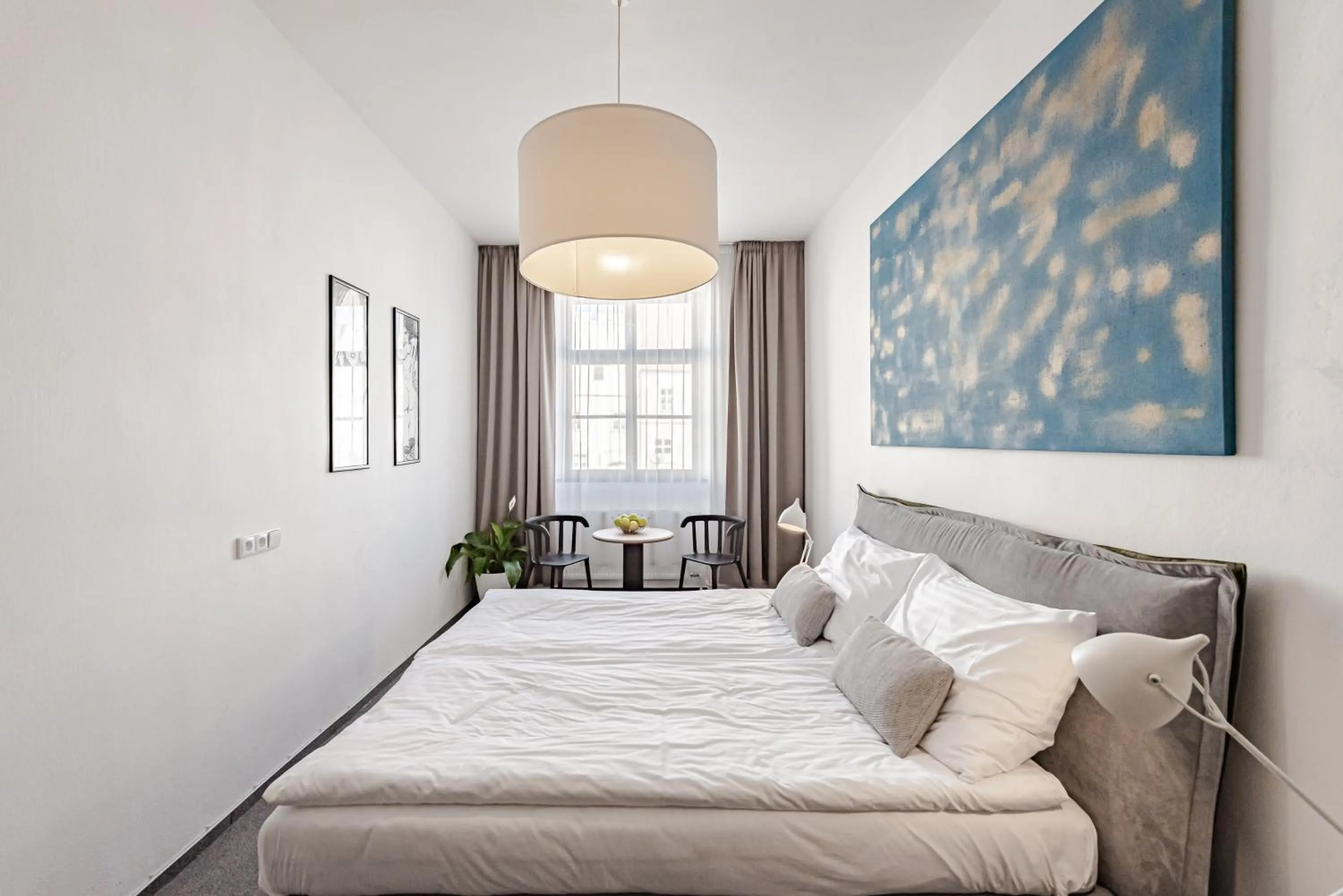 Bed in Hotel Pivoňka