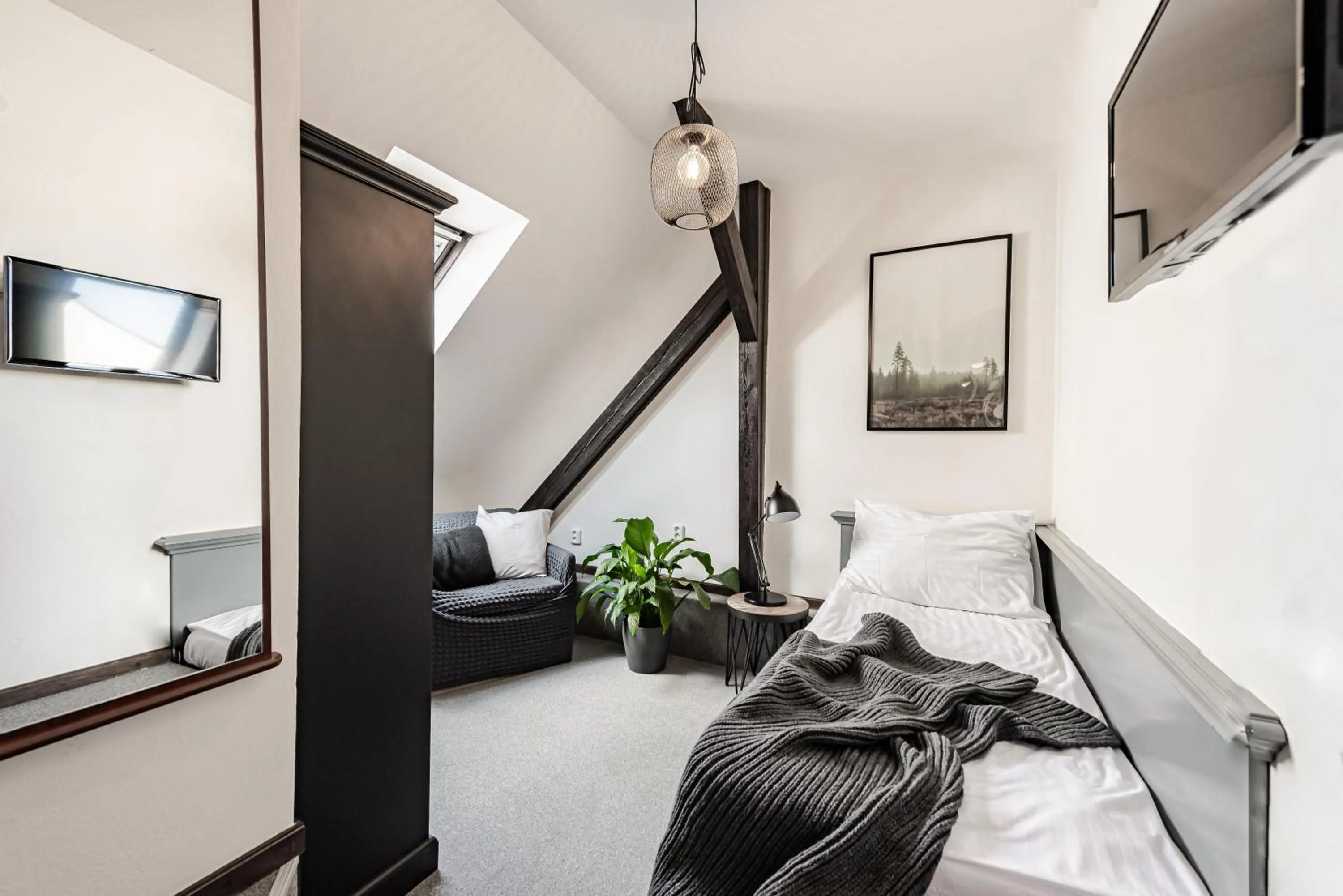 Bedroom in Hotel Pivoňka