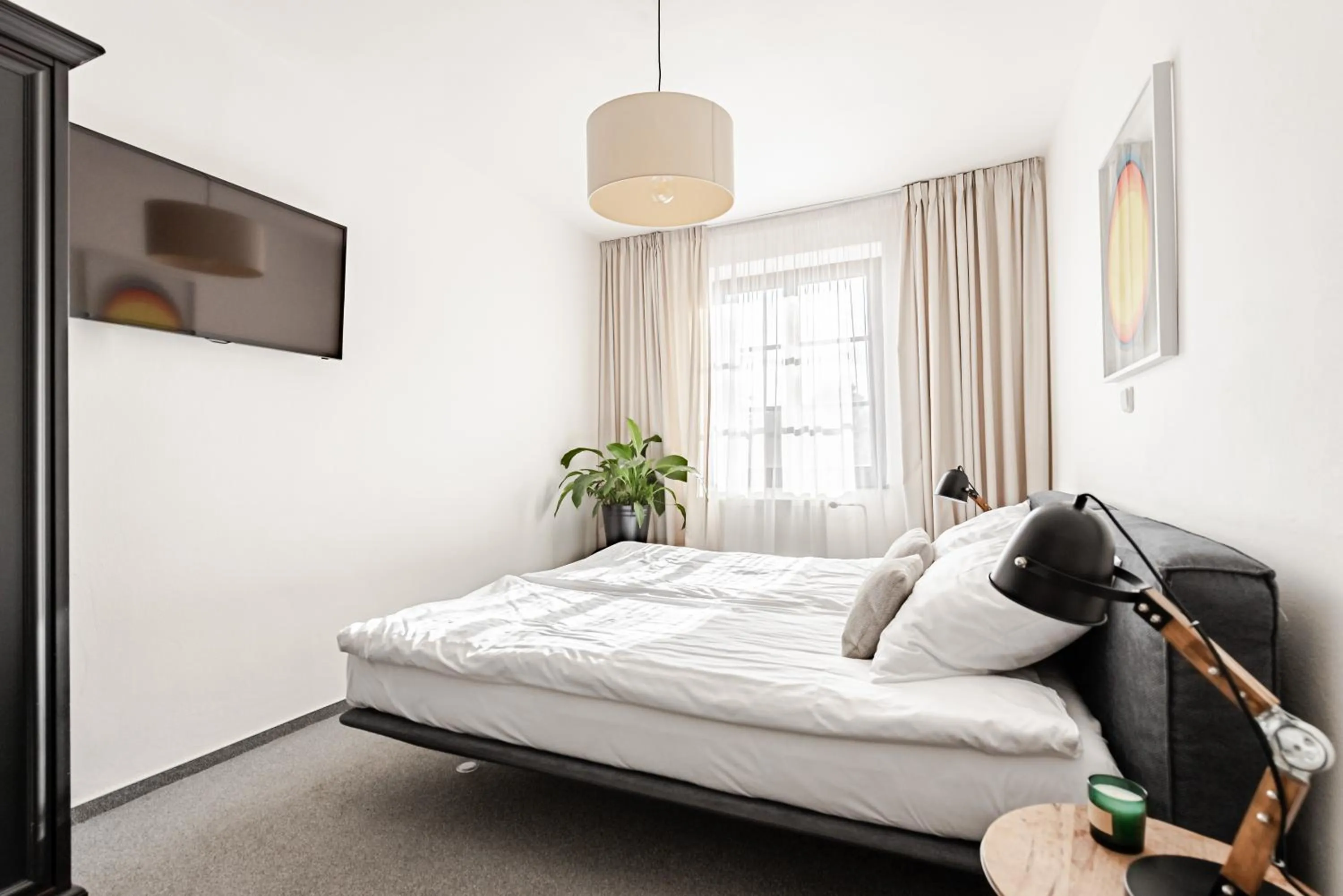 Bed in Hotel Pivoňka