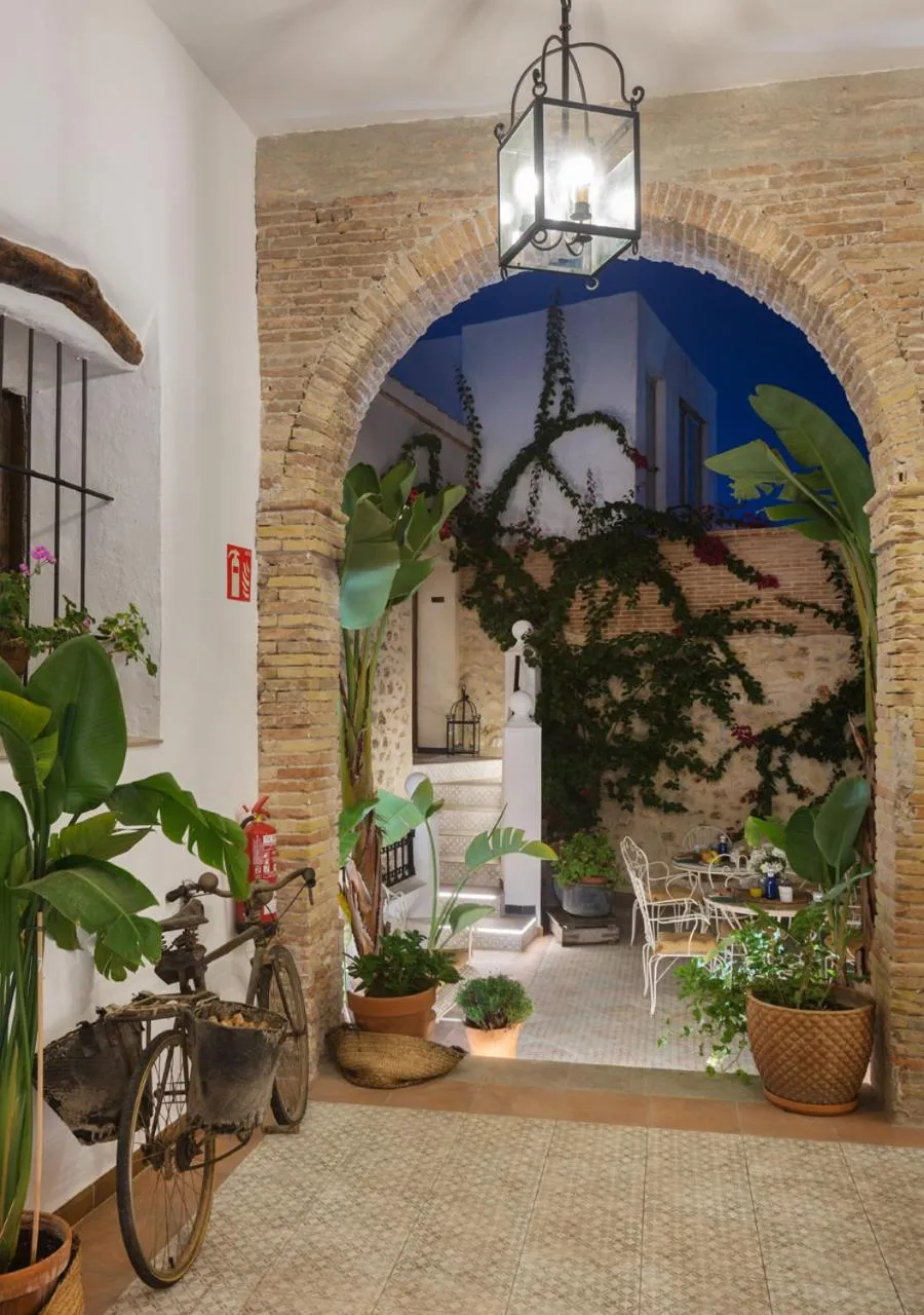Inner courtyard view in Art Boutique La Casona de las Flores