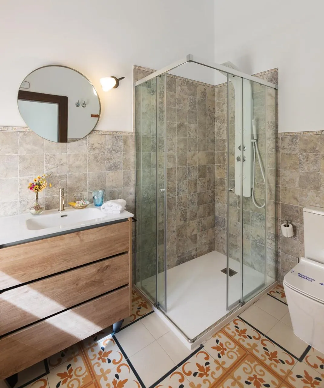 Bathroom in Art Boutique La Casona de las Flores