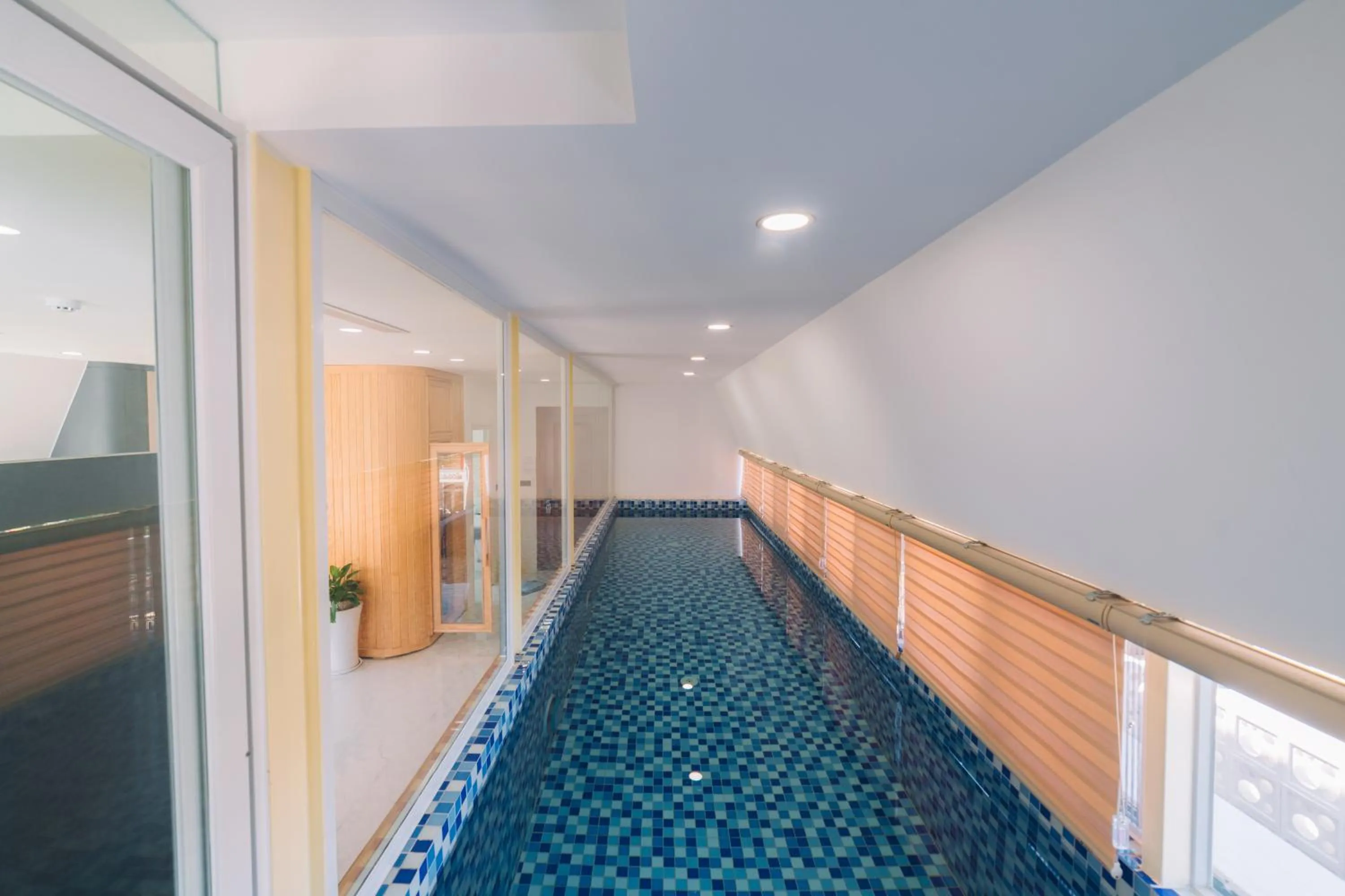 Pool view in Quy Tai Premium Hotel