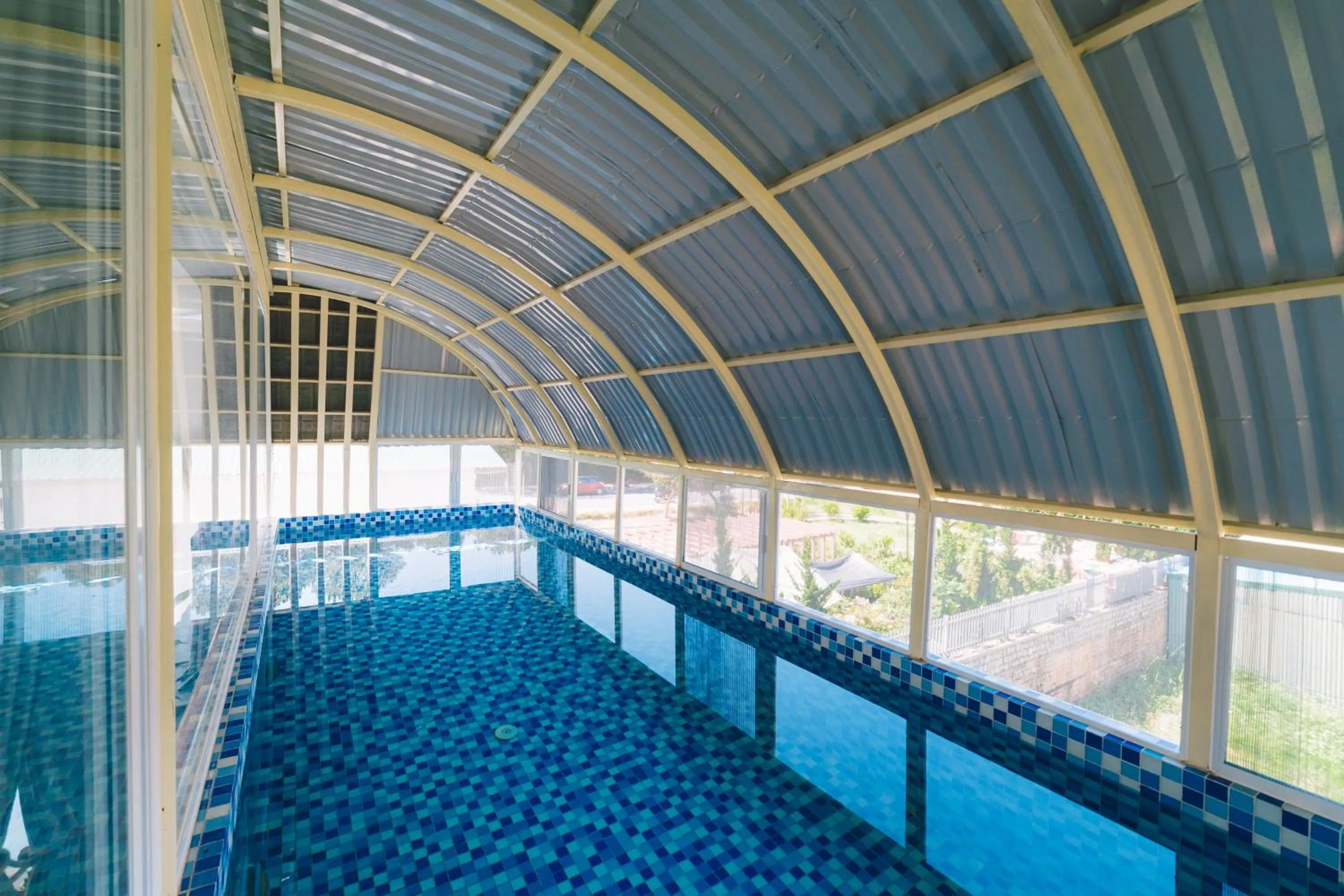 Swimming pool in Quy Tai Premium Hotel