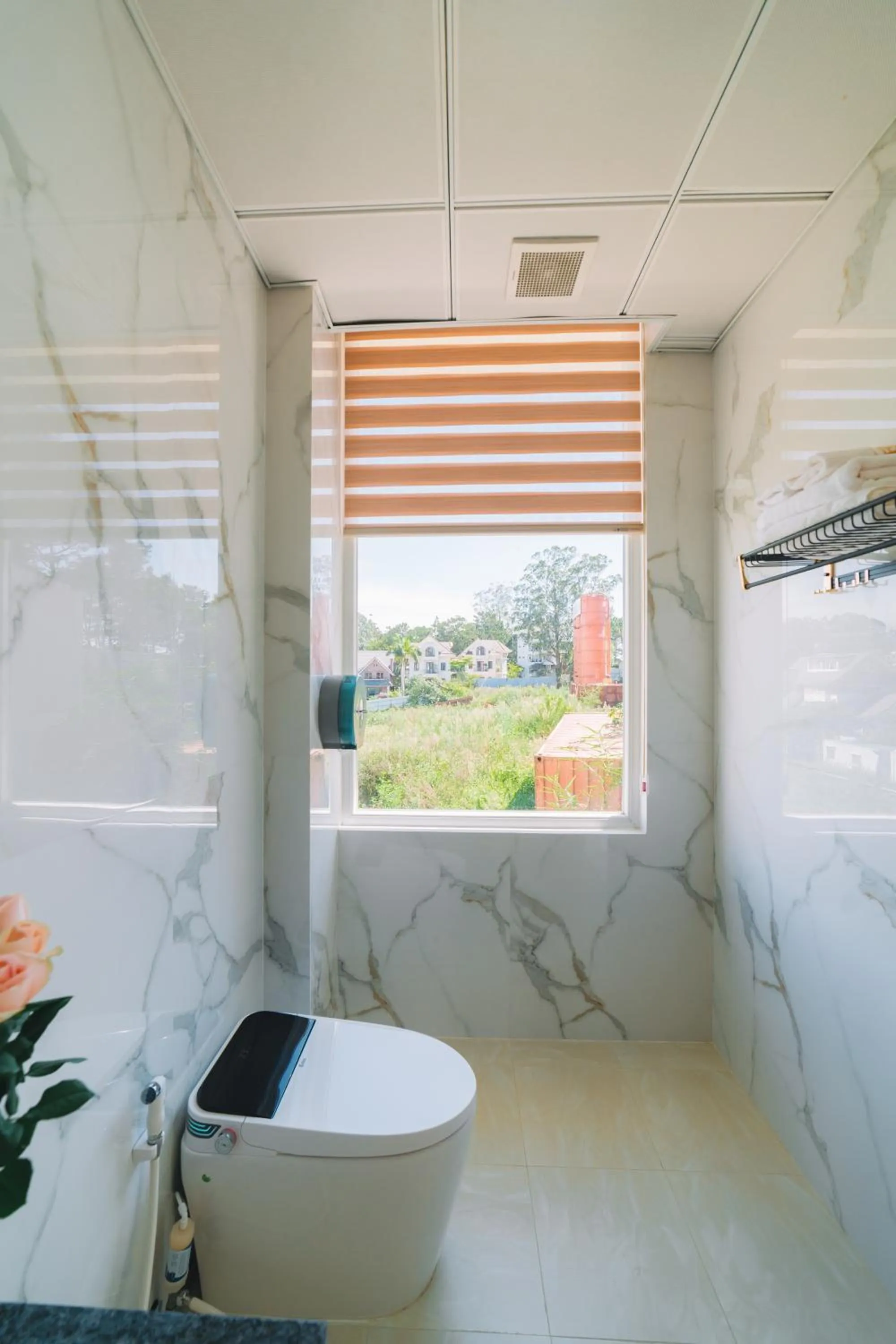 Shower in Quy Tai Premium Hotel