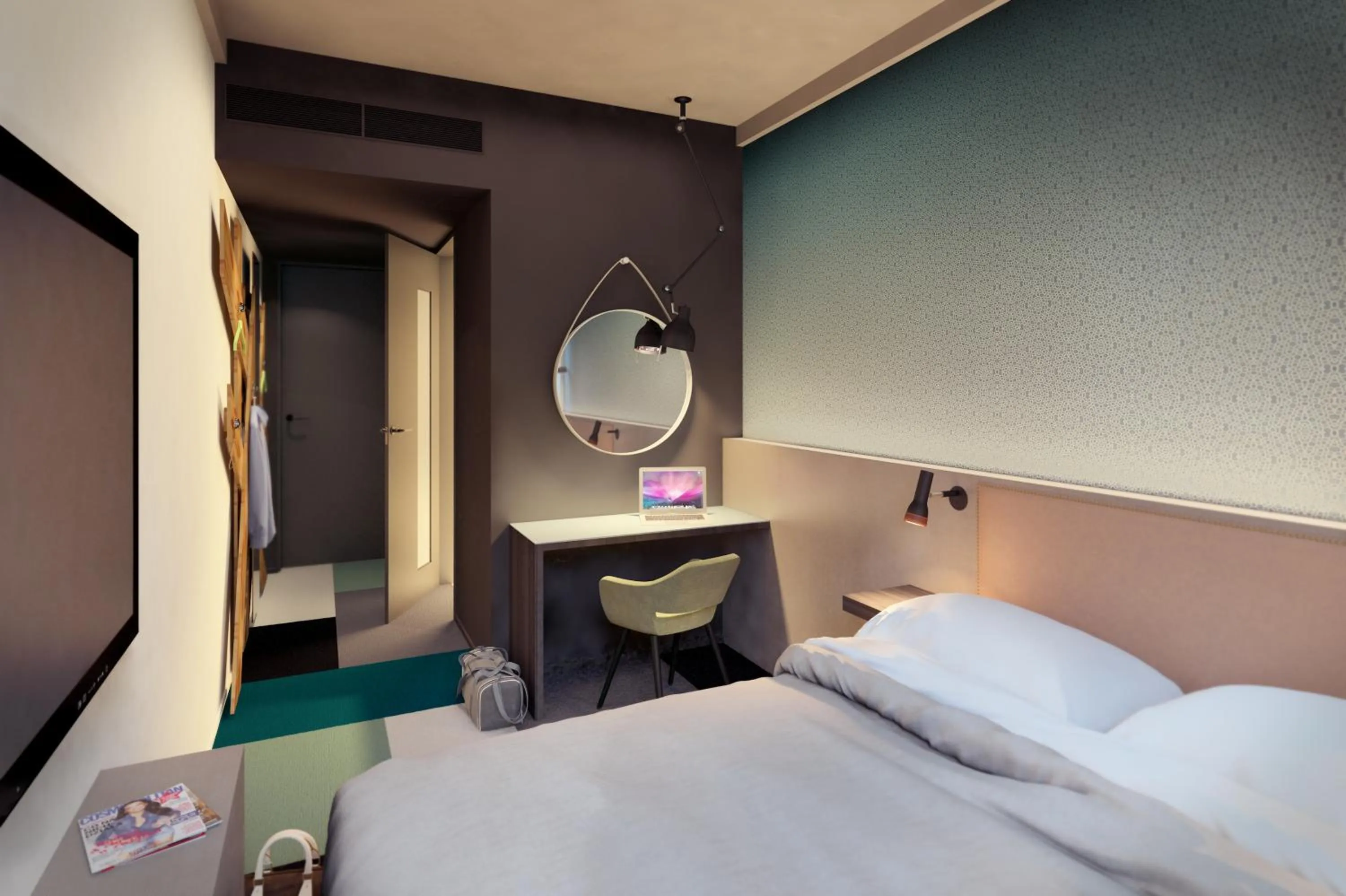 Photo of the whole room, Bed in Comfort Hotel Xpress Central Station