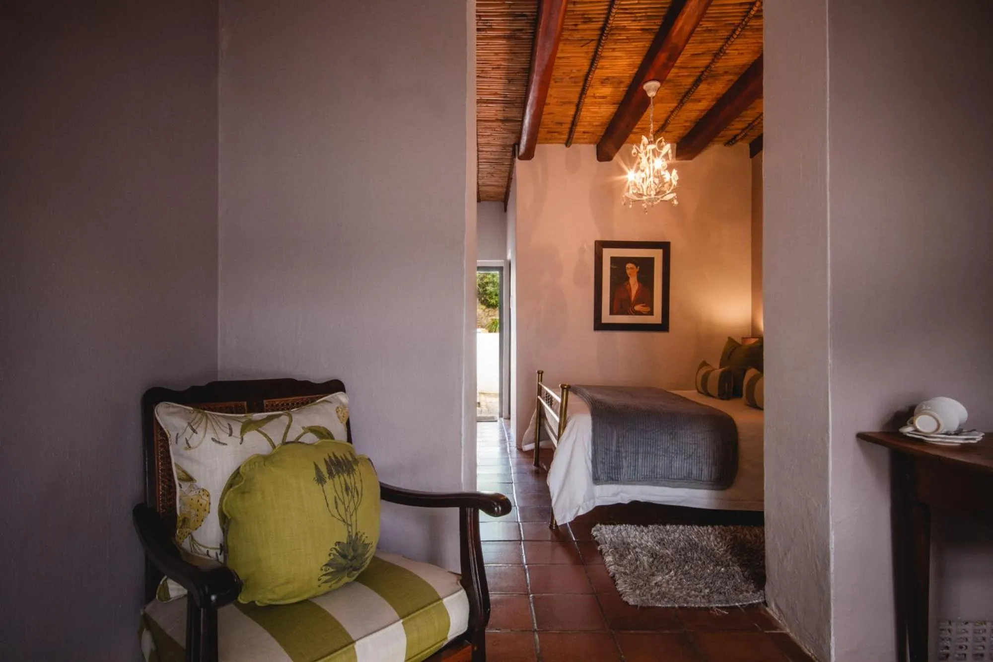 Shower, Bed in Cypress Cottage Guest House