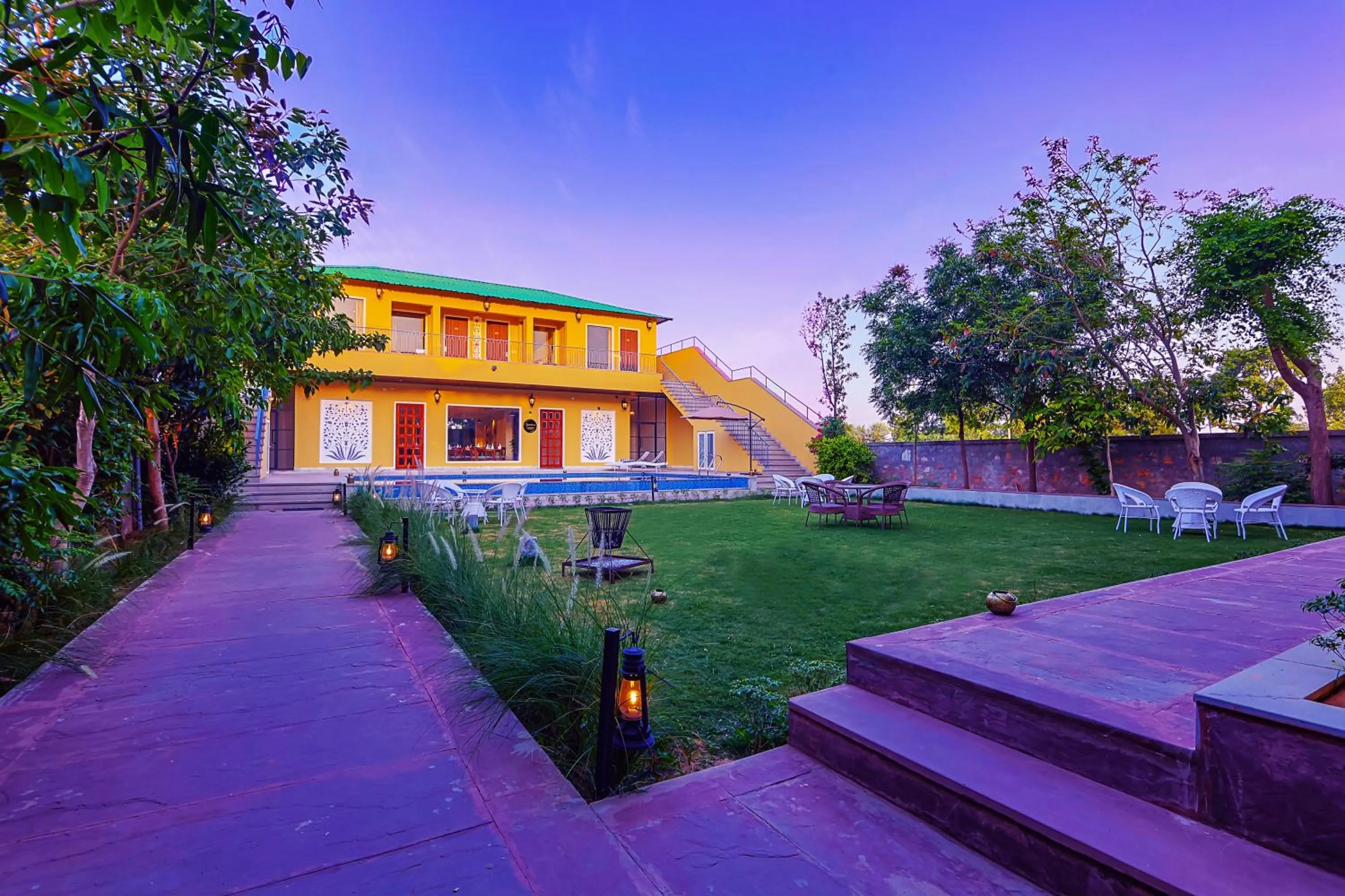 Property building in Ananyamaya nature lodge