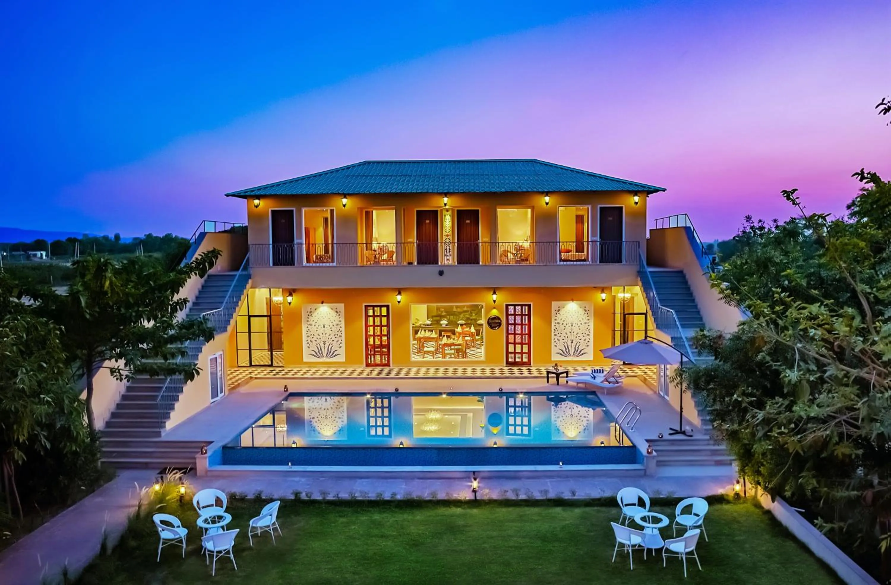 Property building in Ananyamaya nature lodge