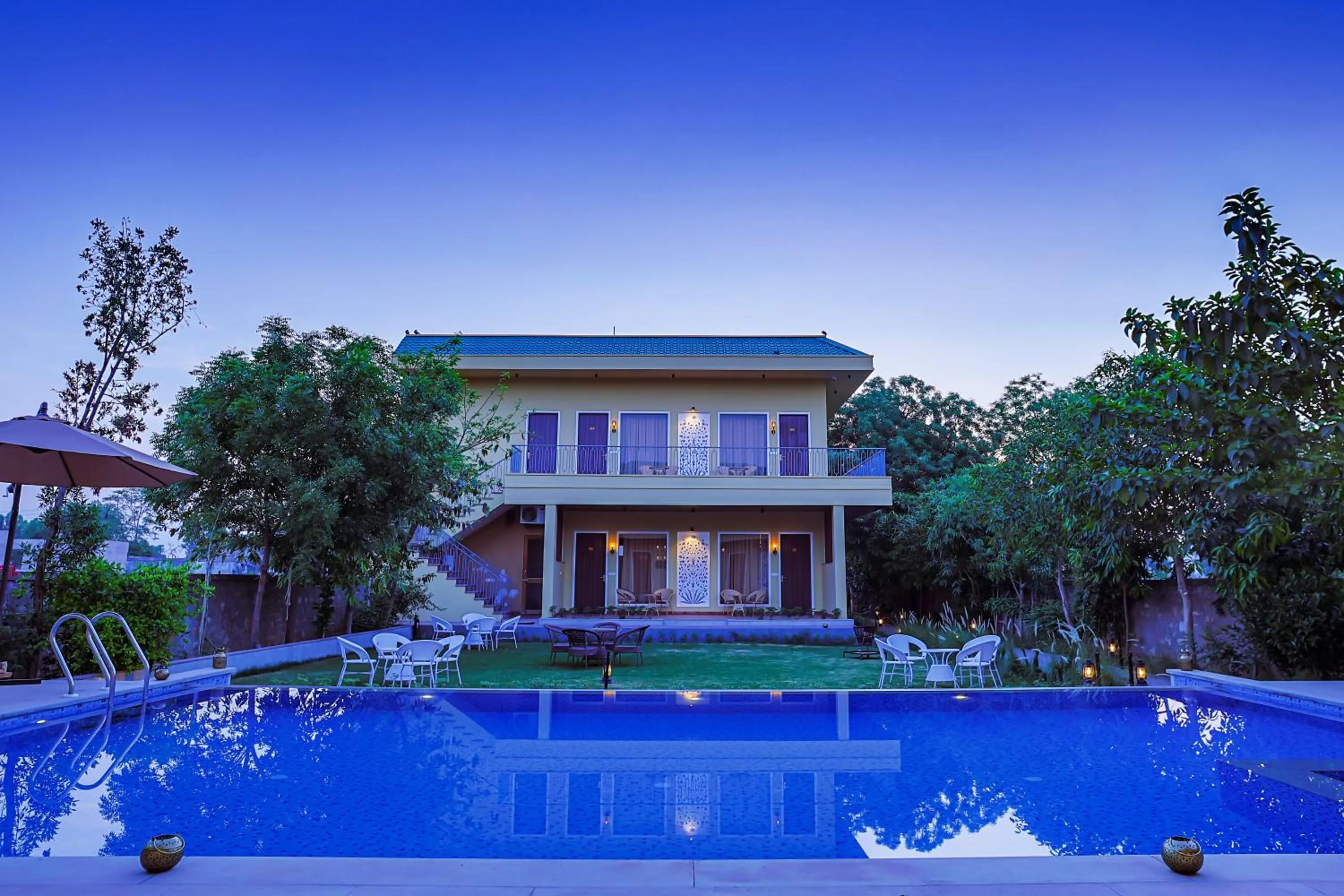 Property building in Ananyamaya nature lodge