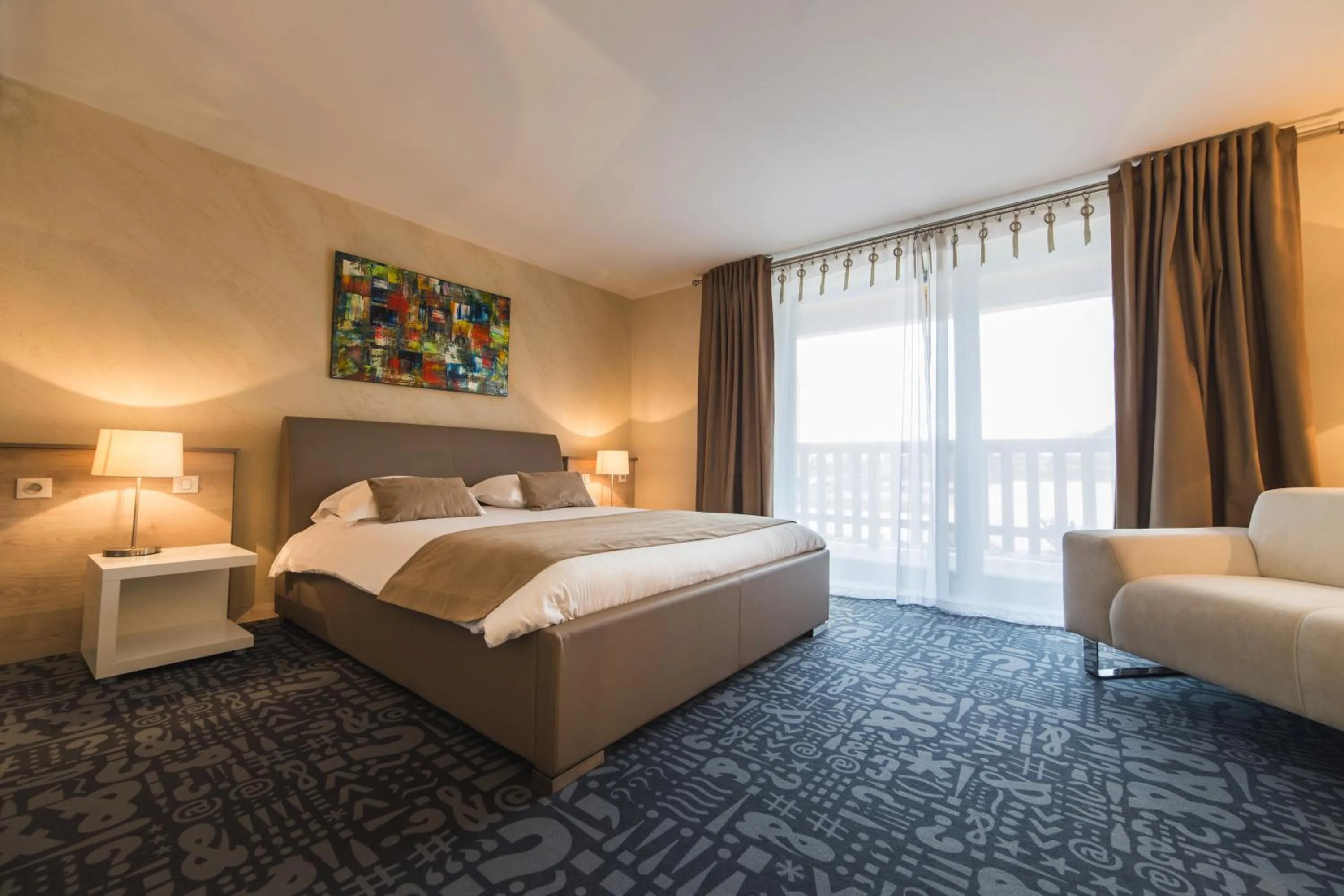 Bed in Hôtel Le Dormeur