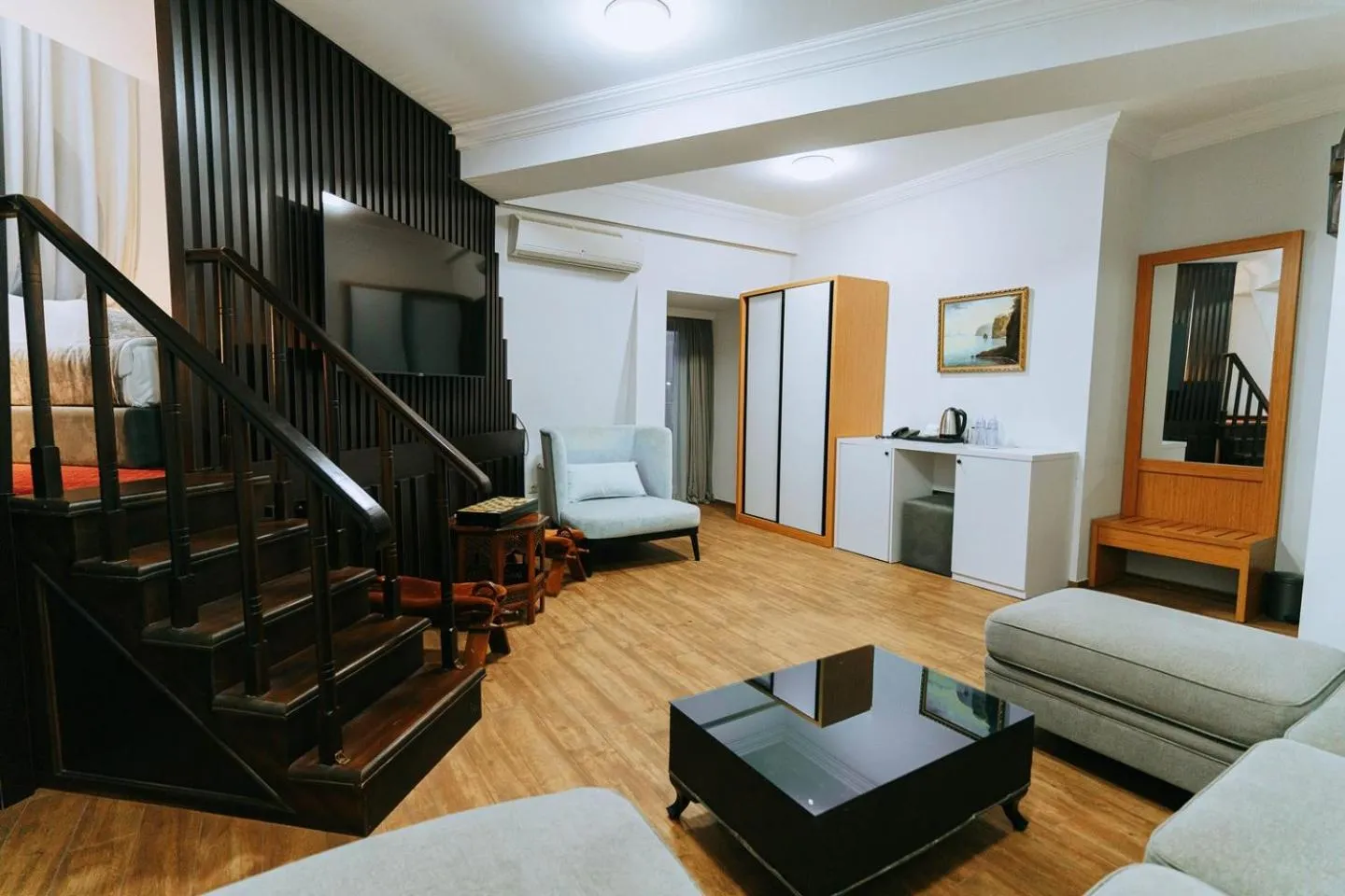 Seating area in Hotel Old Town