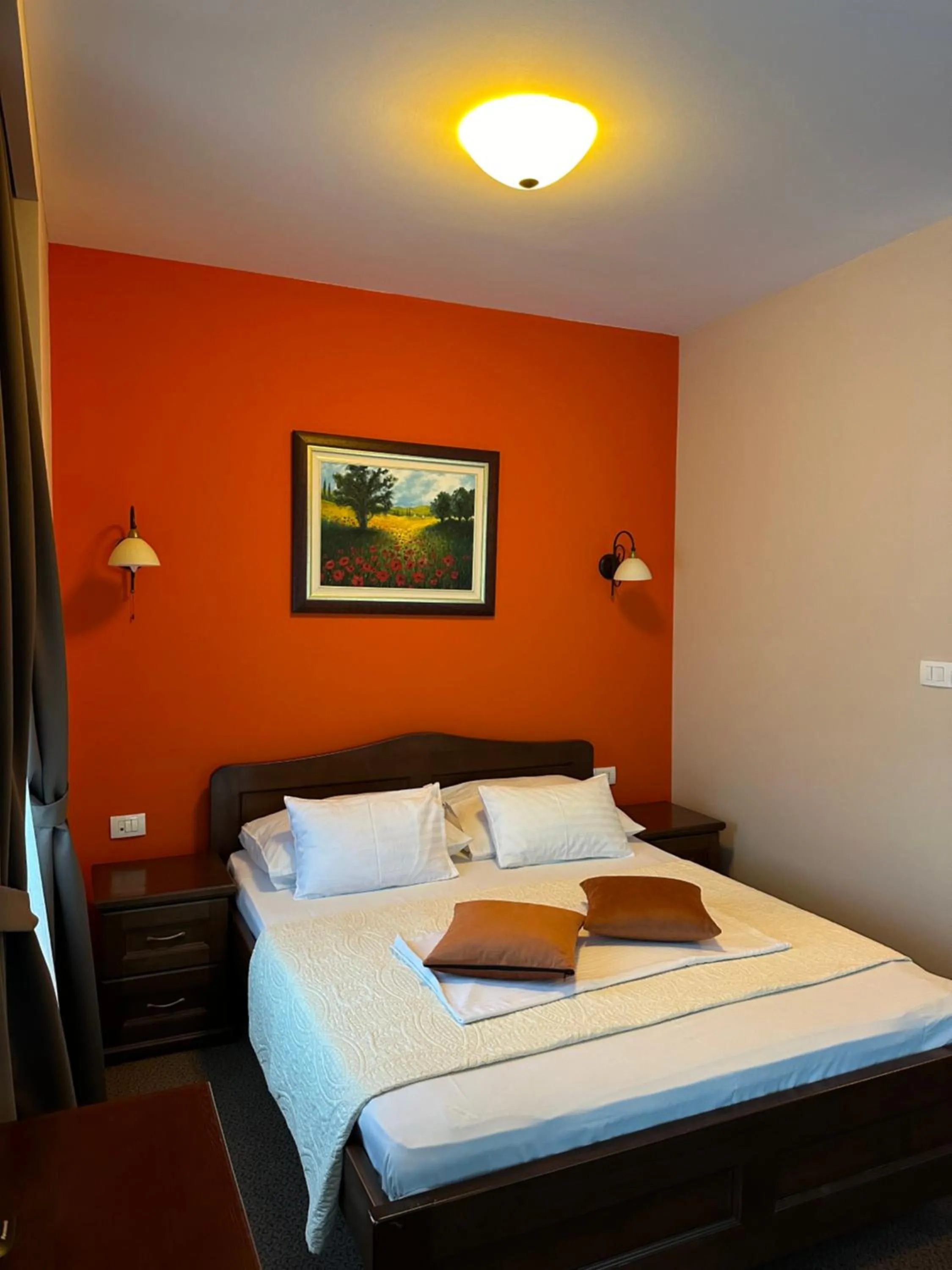 Bed in Hotel Monte Rosa