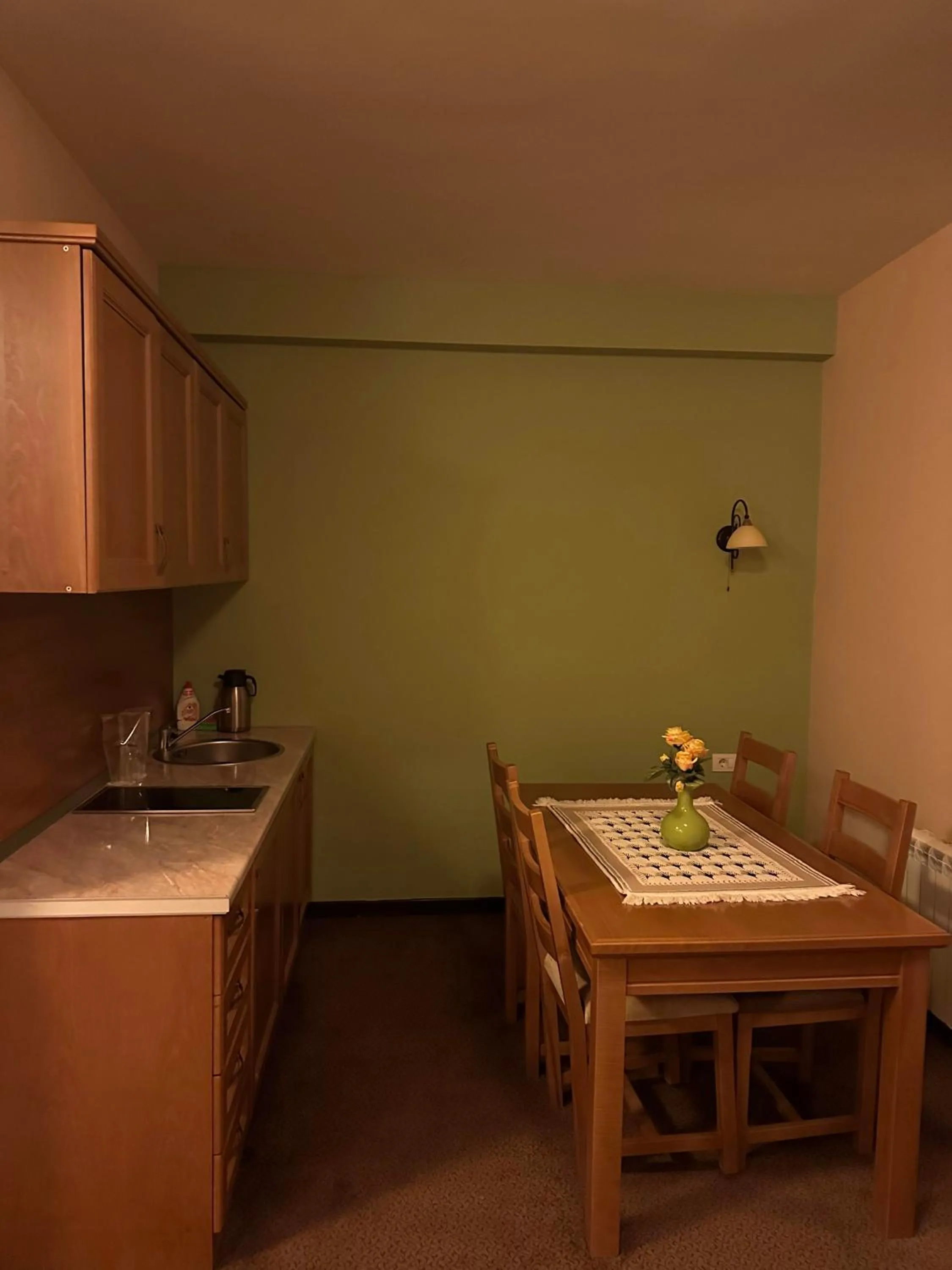 Kitchen or kitchenette in Hotel Monte Rosa
