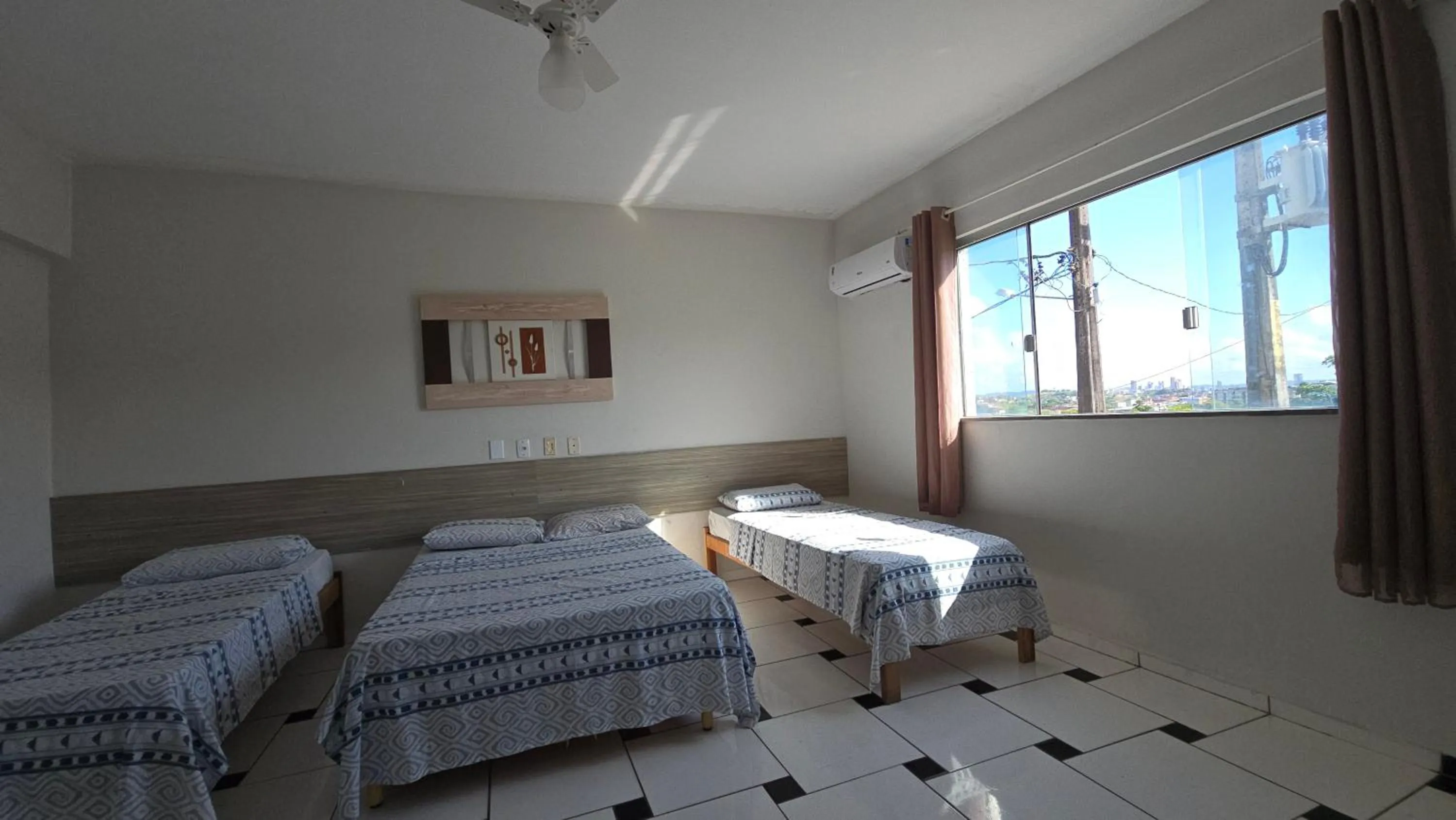 Bed in Hotel Pousada Positiva