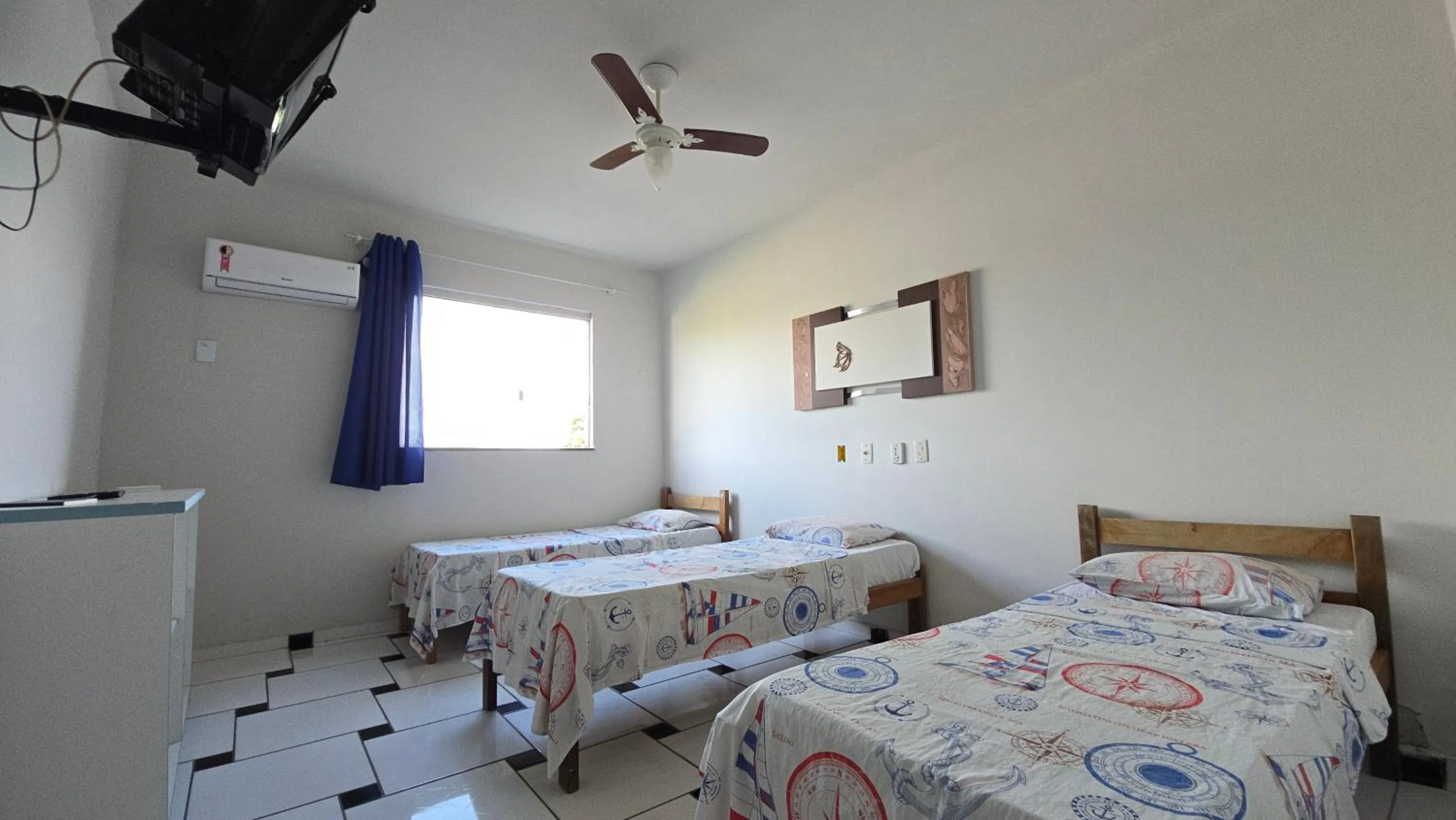 Bed in Hotel Pousada Positiva