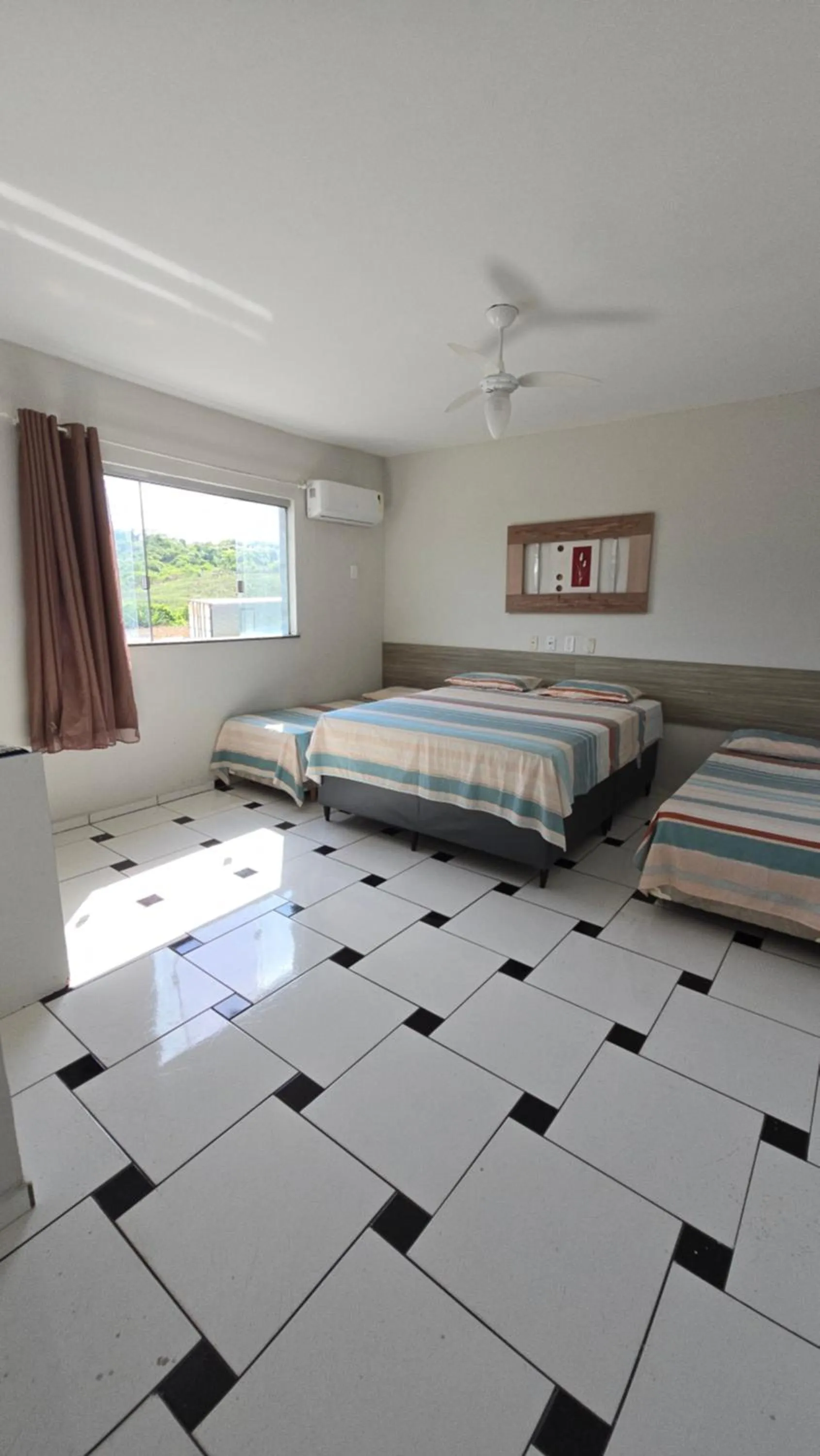 Bed in Hotel Pousada Positiva