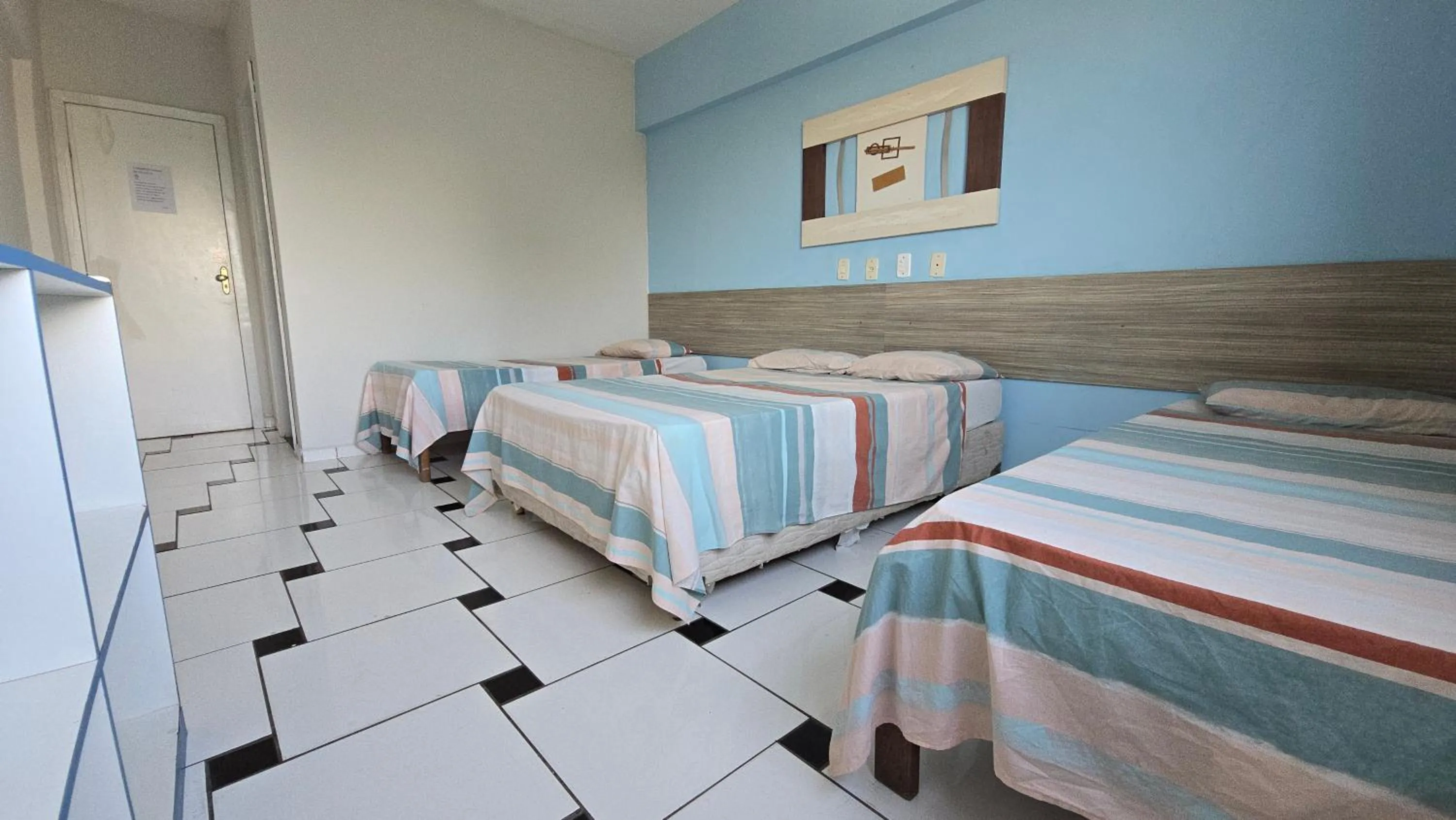 Bed in Hotel Pousada Positiva