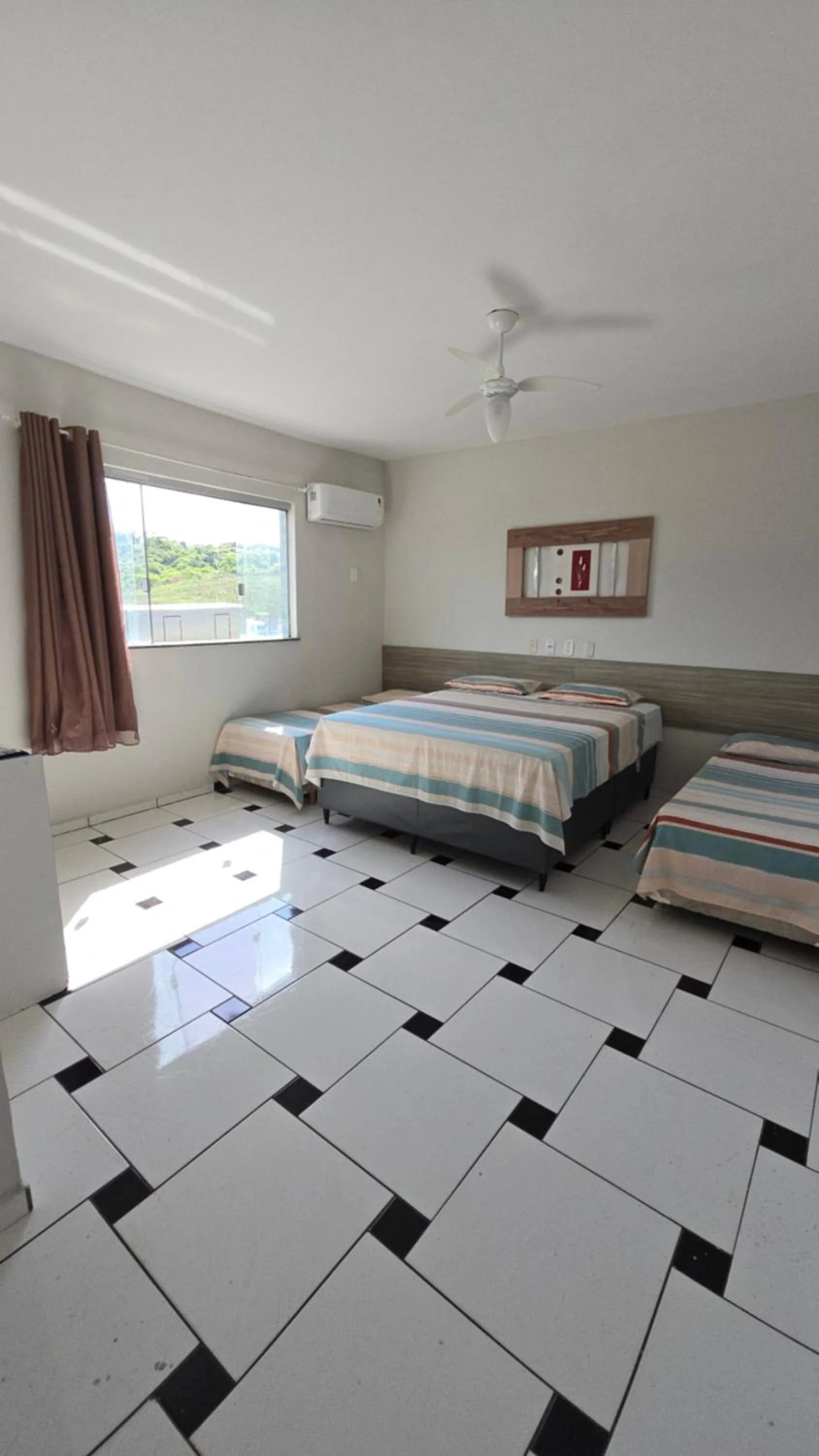 Bed in Hotel Pousada Positiva