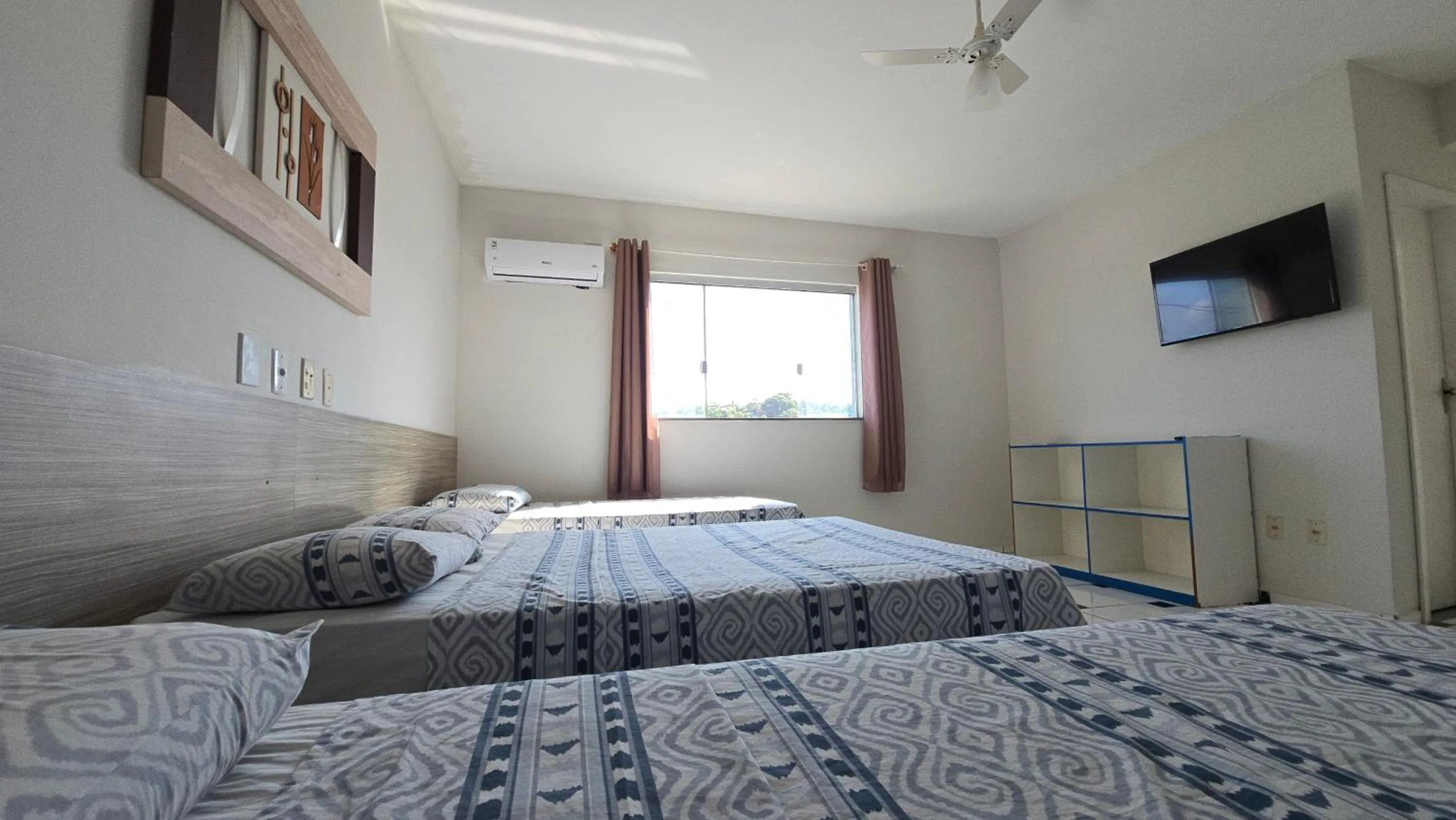 Bed in Hotel Pousada Positiva