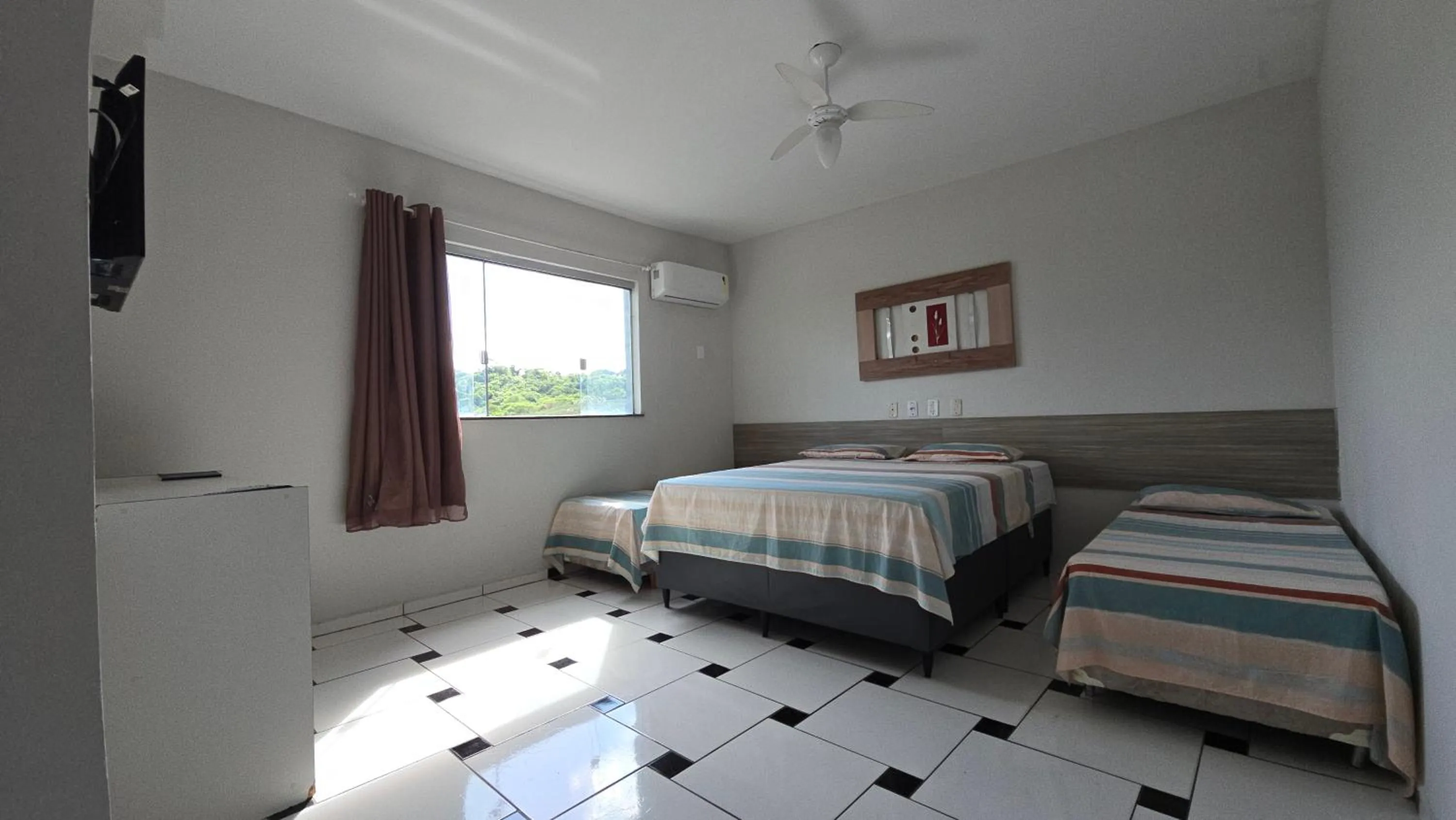 Bed in Hotel Pousada Positiva