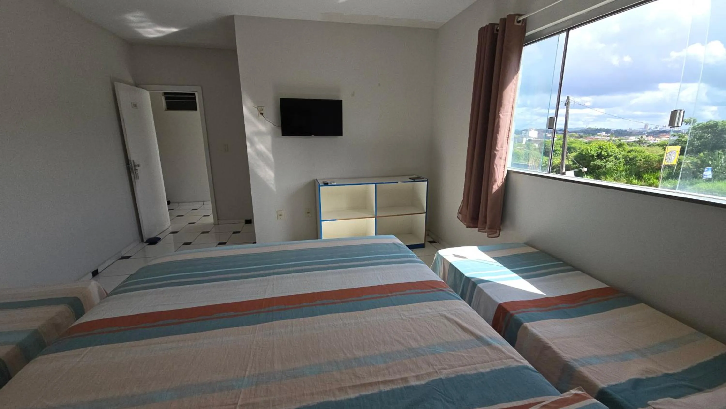 Bed in Hotel Pousada Positiva