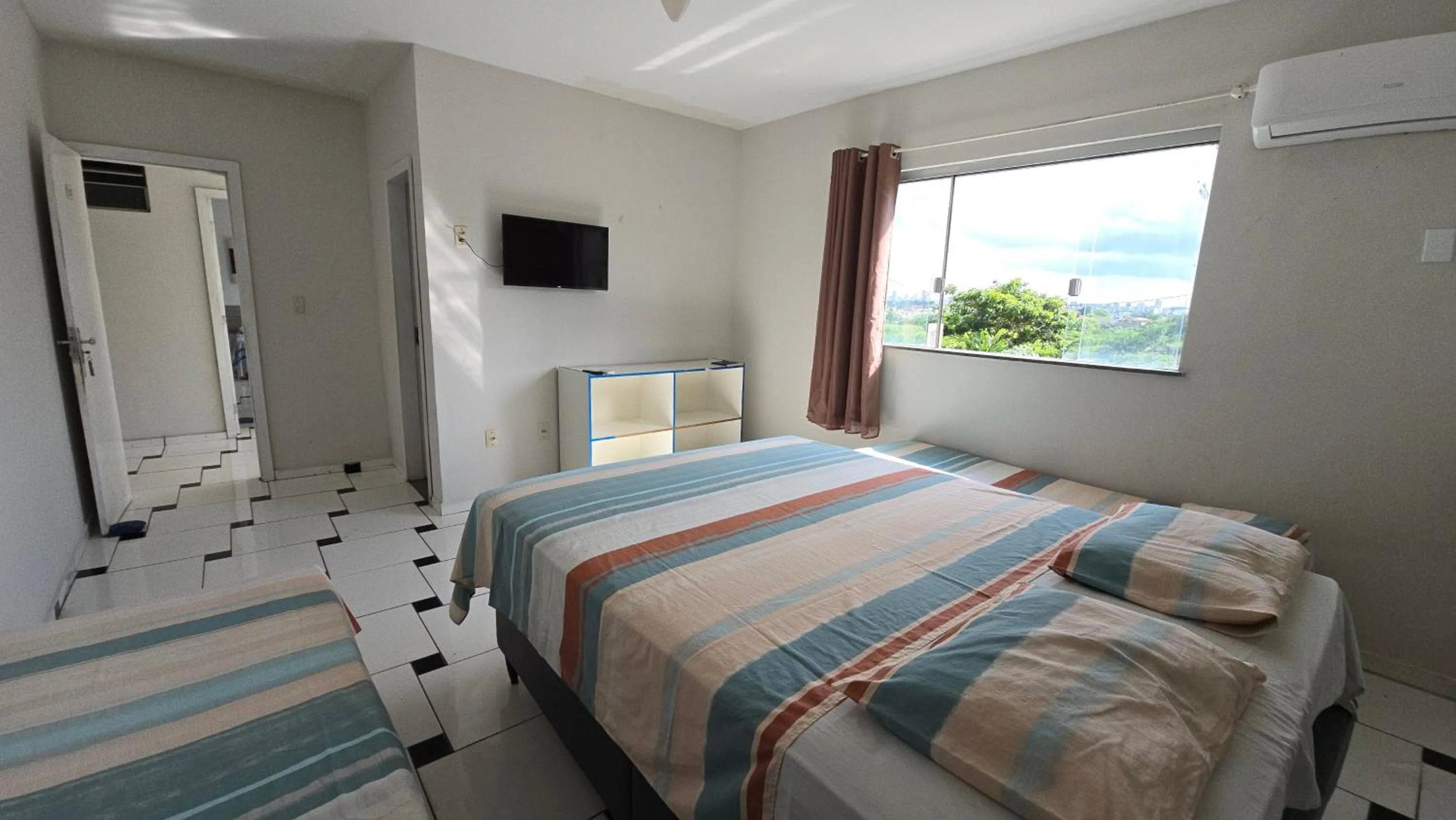 Bed in Hotel Pousada Positiva