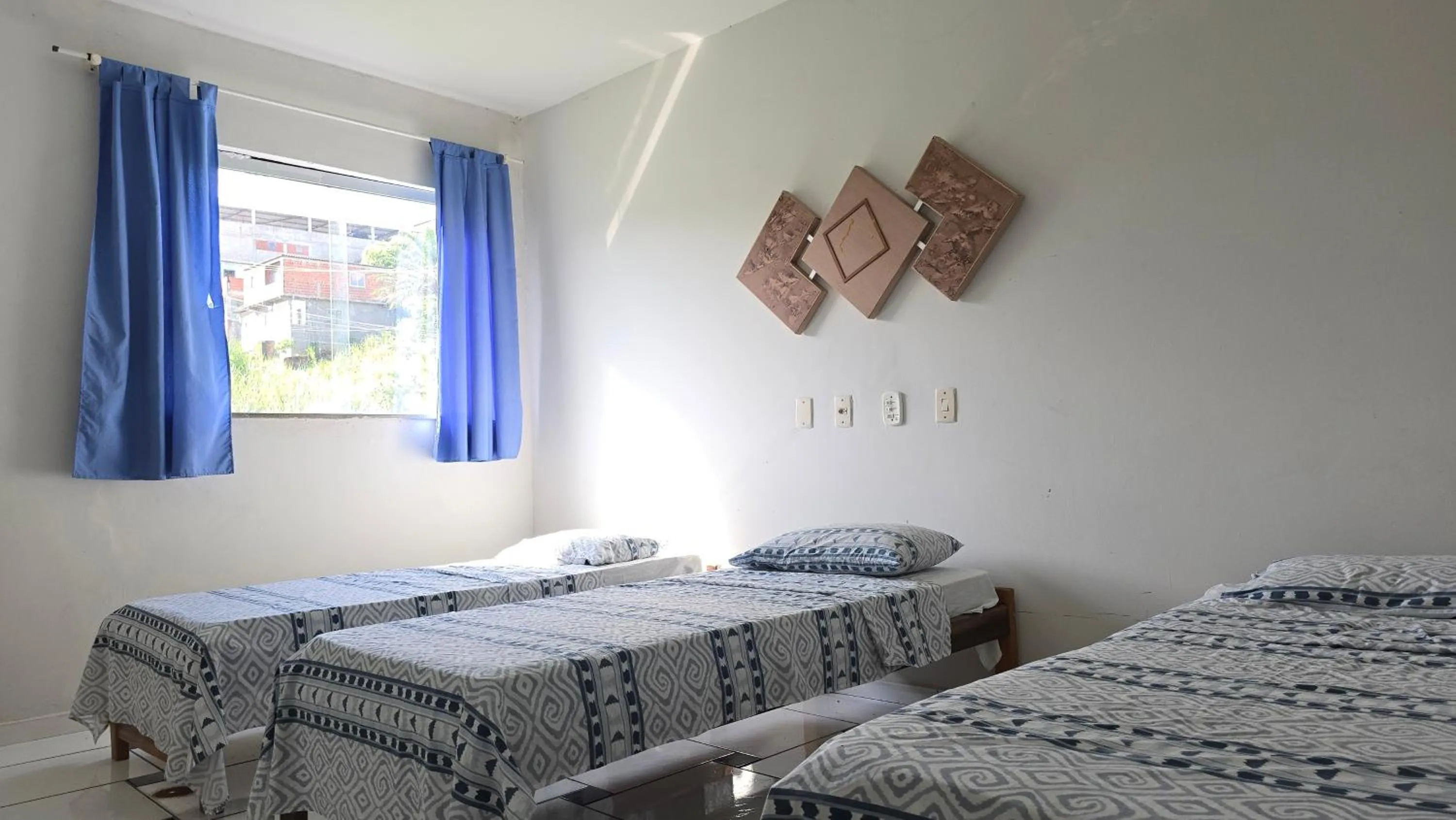 Bed in Hotel Pousada Positiva