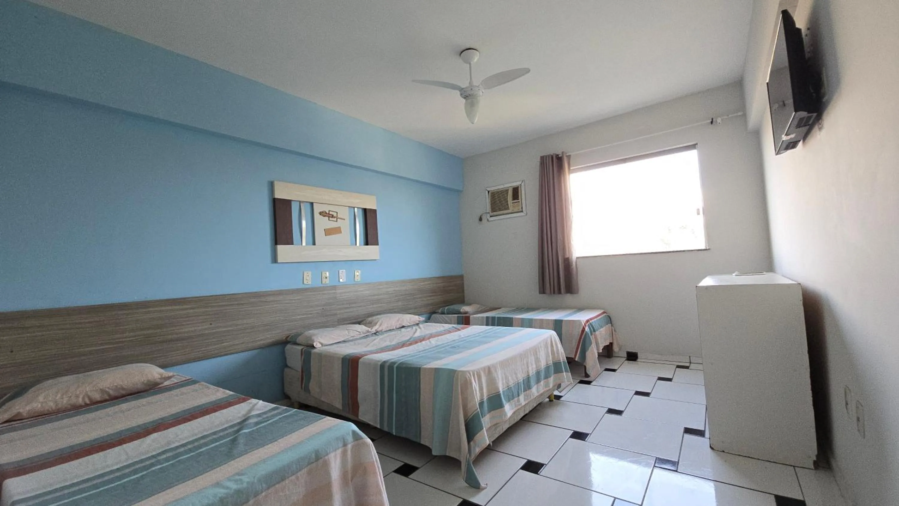 Bed in Hotel Pousada Positiva