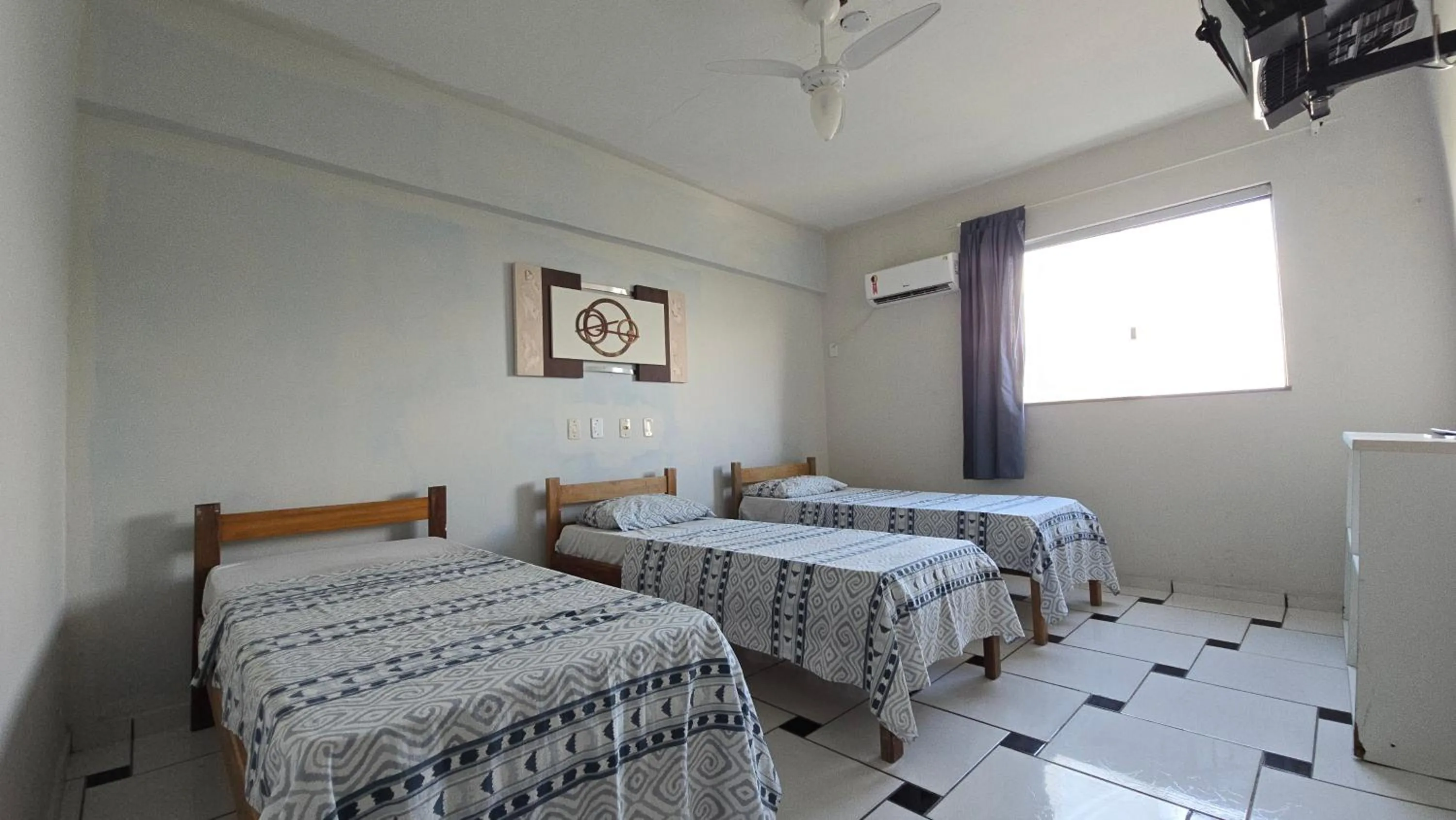 Bed in Hotel Pousada Positiva