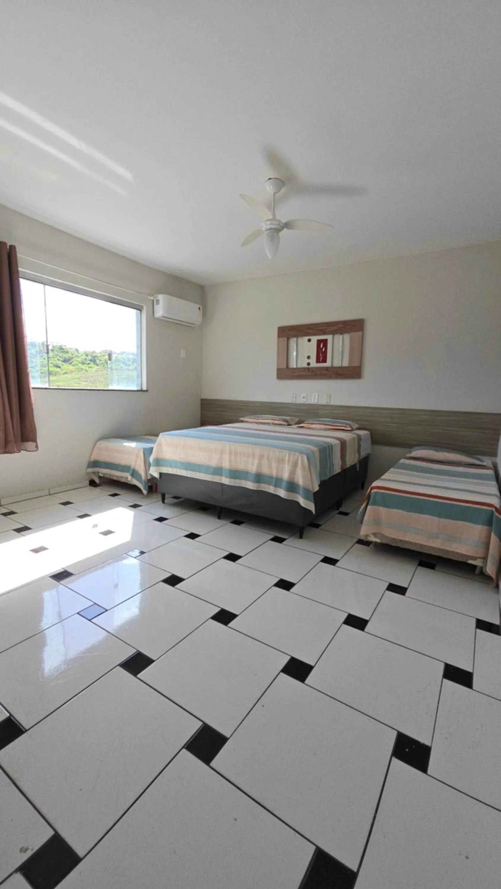 Bed in Hotel Pousada Positiva