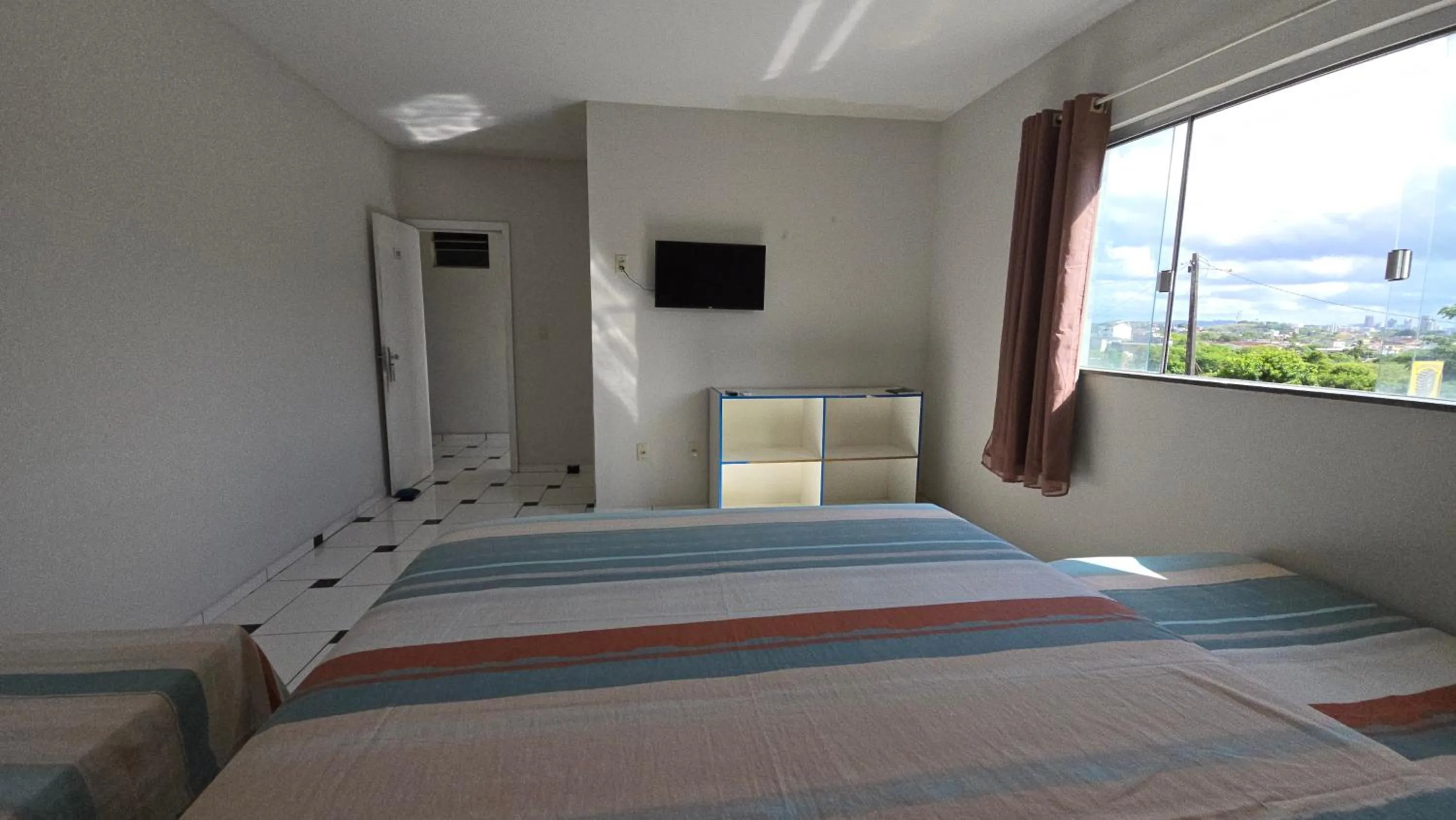 Bed in Hotel Pousada Positiva